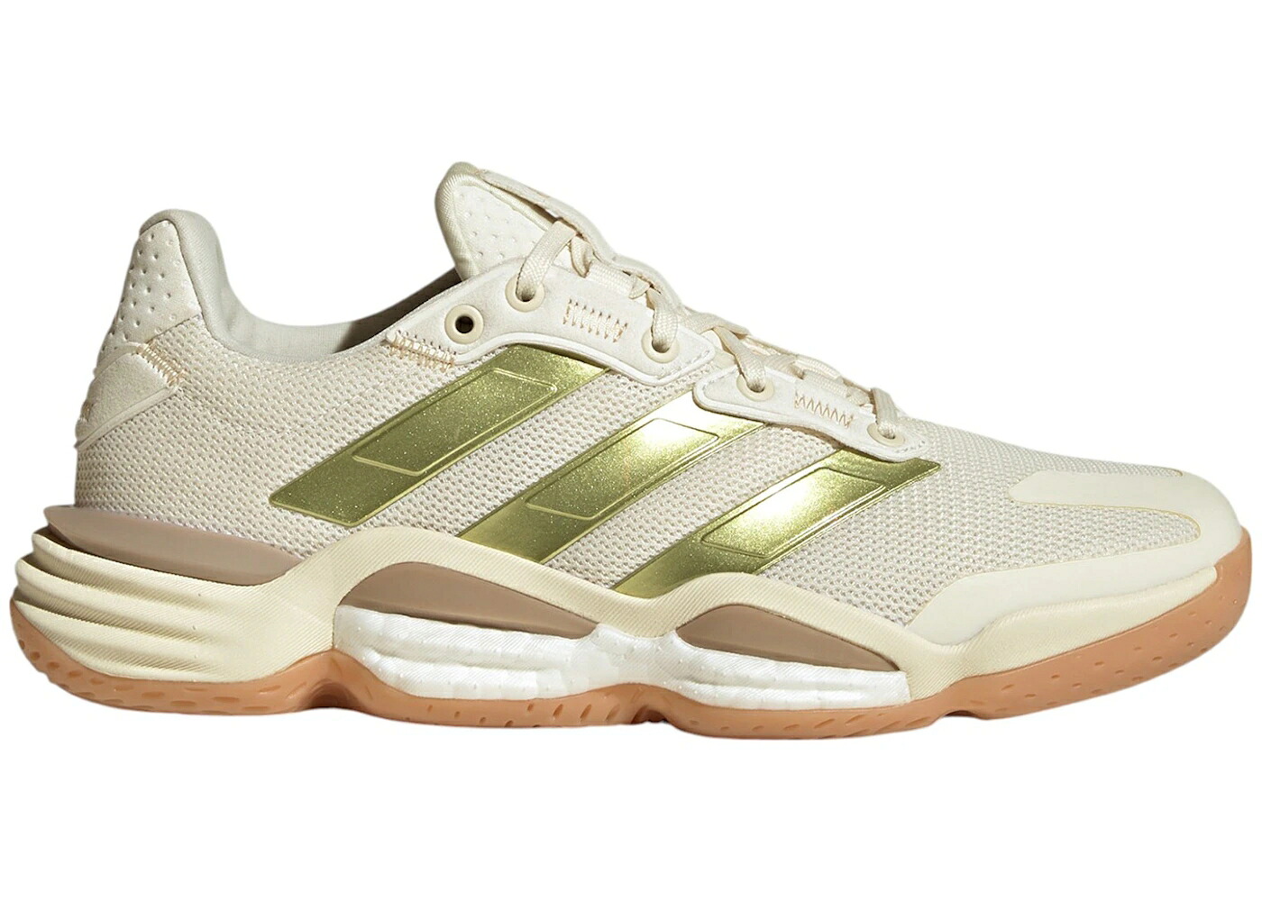 アディダス 白色 ホワイト ゴールド 砂色 サンド WOMEN'S スニーカー レディース ADIDAS STABIL 16 INDOOR OFF WHITE GOLD METALLIC CRYSTAL SAND (WOMEN'S) / OFF WHITE GOLD METALLIC CRYSTAL|スニケス