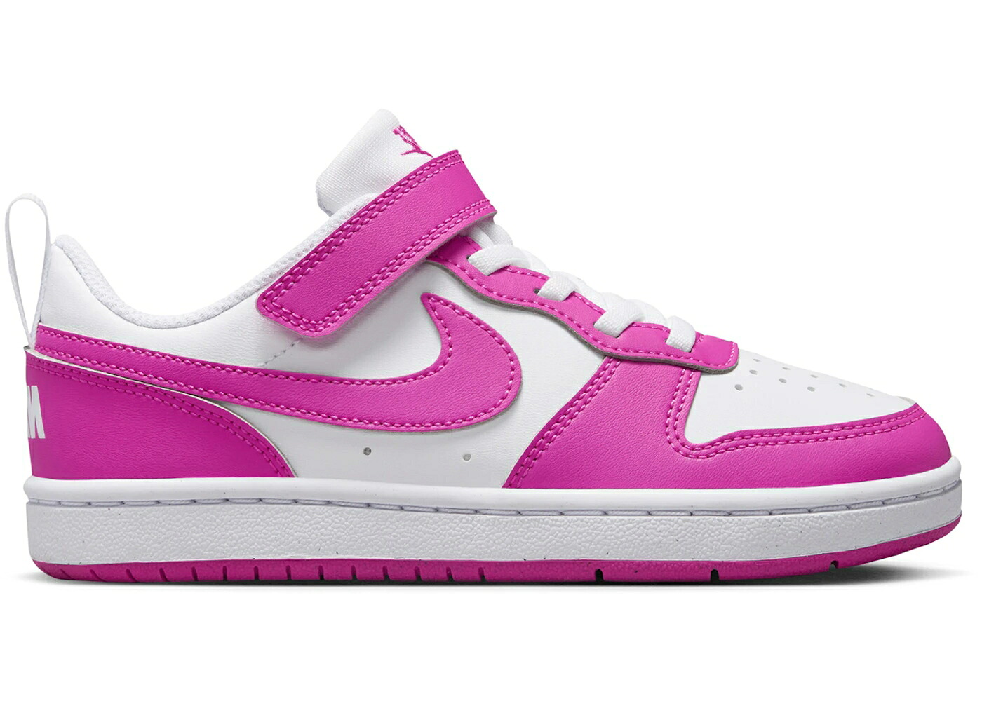 ナイキ 厚地の外套 レーザ 白いこと 白いこと コートバーロウ 御坊っちゃん キッズ NIKE COURT BOROUGH LOW RECRAFT LASER FUCHSIA (なおなお書き) / WHITE LASER FUCHSIA もの言う花 マタニティ スニーカー