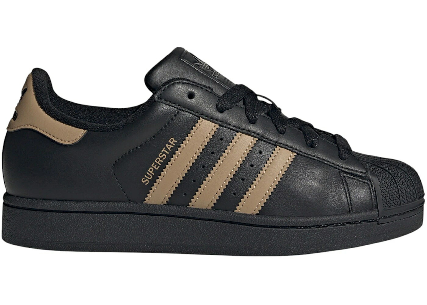 アディダス スーパースター コア 黒色 ブラック WOMEN スニーカー レディース ADIDAS SUPERSTAR II CORE BLACK CARDBOARD (WOMEN) / CORE BLACK CARDBOARD CORE BLACK
