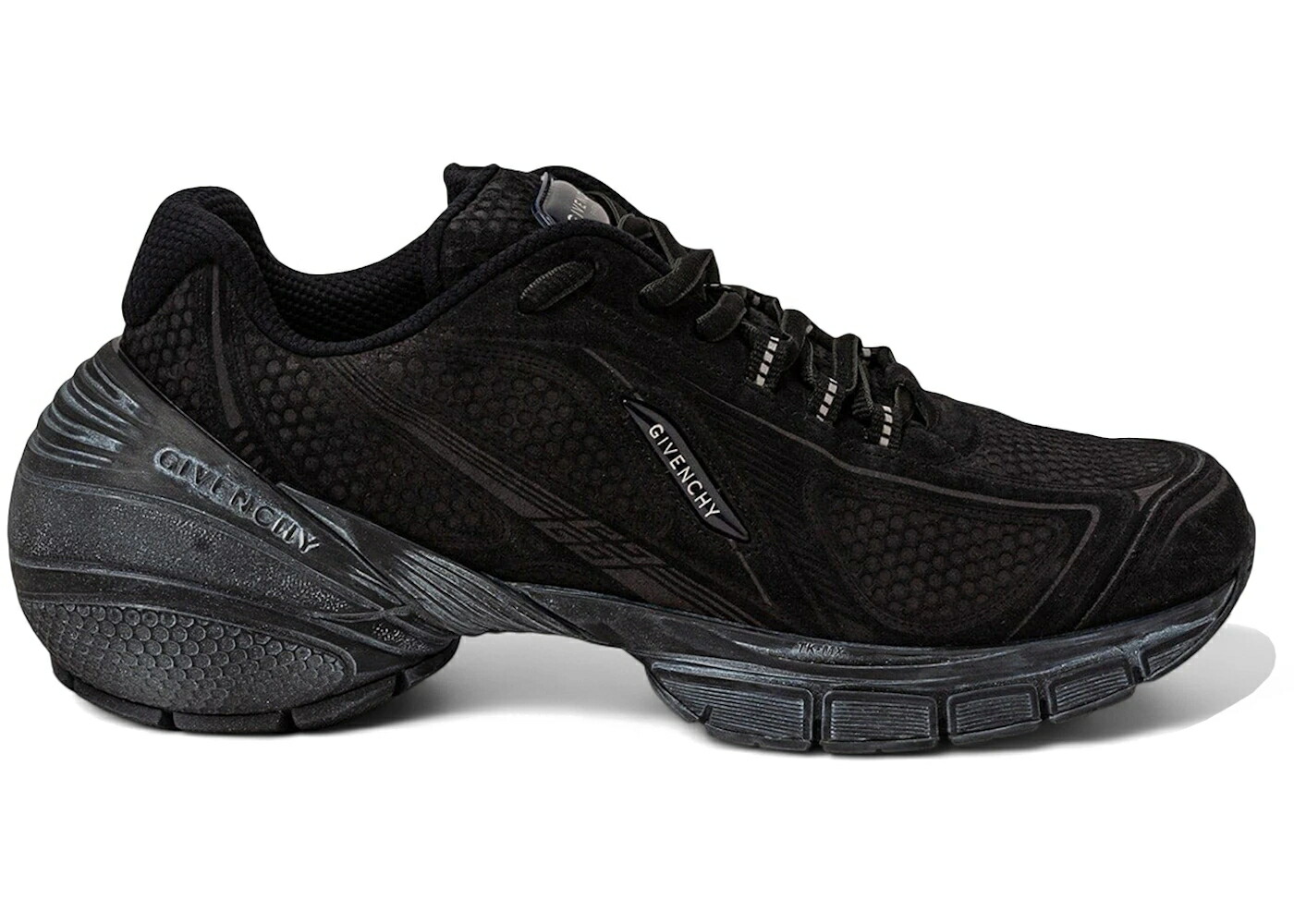 ジバンシィ 黒色 ブラック スエード スウェード スニーカー メンズ GIVENCHY TK-MX RUNNER BLACK SUEDE /