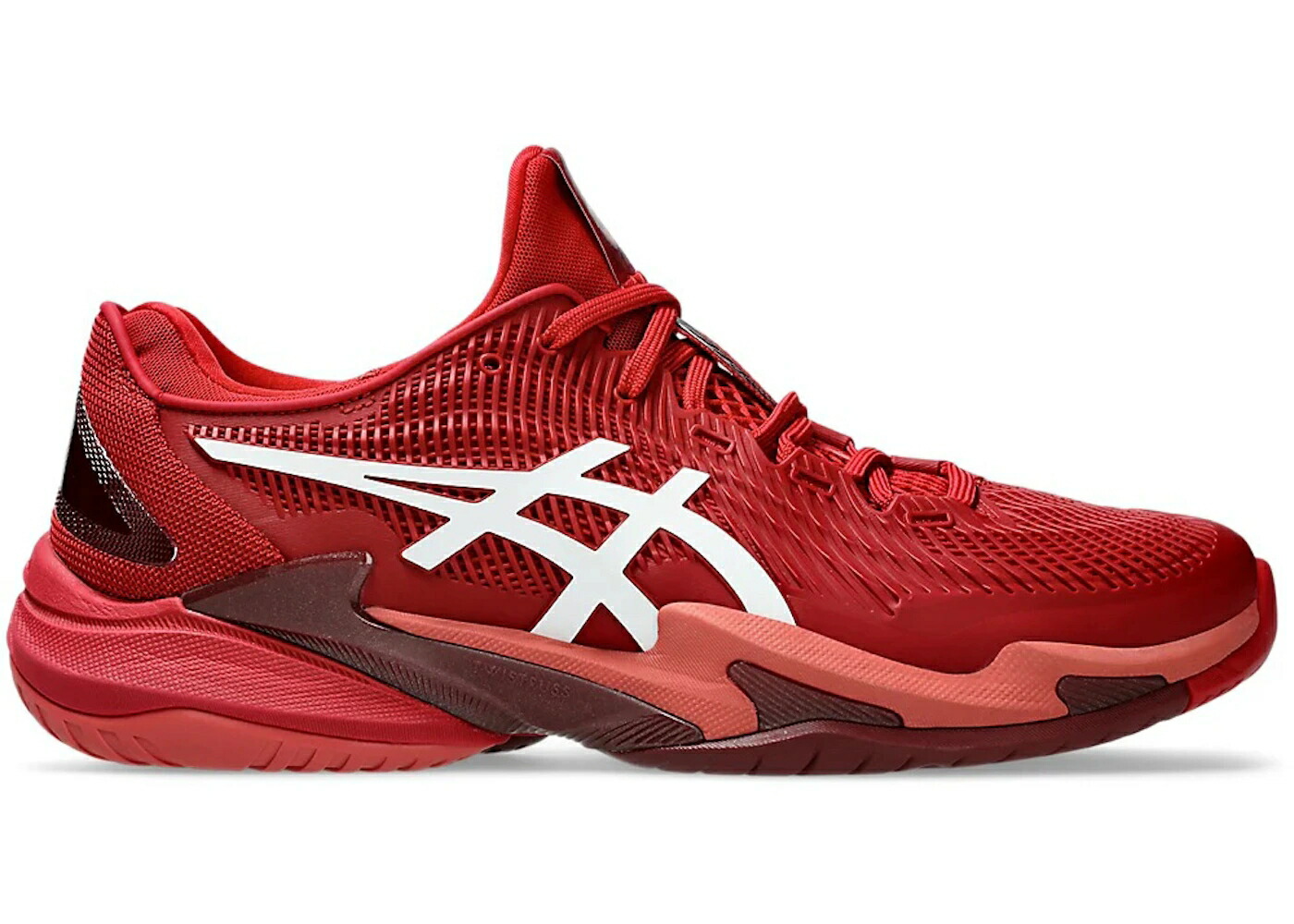 アシックス 厚地の外套 白いこと 白いこと スニーカー メンズ ASICS COURT FF 3 NOVAK CRANBERRY WHITE / CRANBERRY WHITE