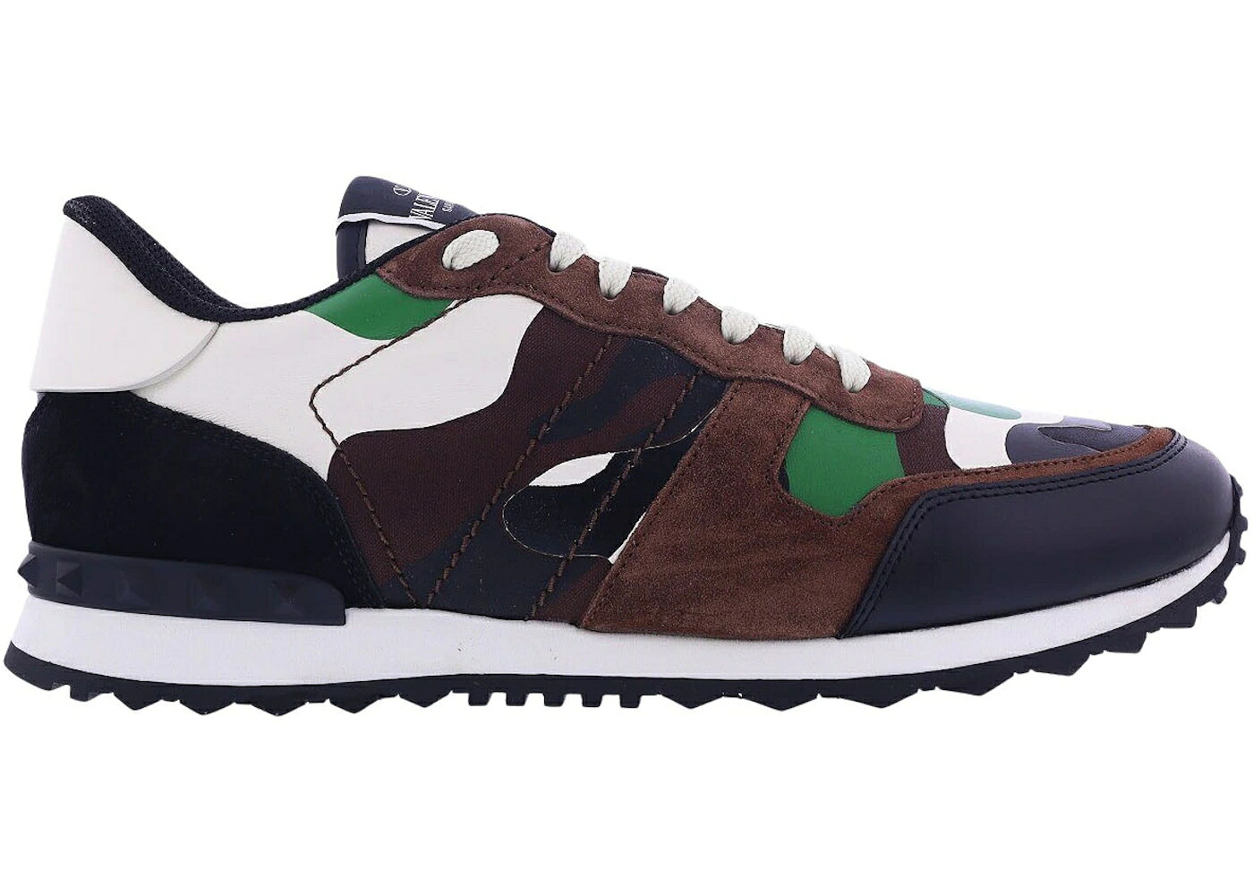 ヴァレンティノ 紺色 米国海軍 赤銅色 赤銅色 スニーカー メンズ VALENTINO ROCKRUNNER LOW TOP NAVY BROWN / NAVY BROWN WHHITE