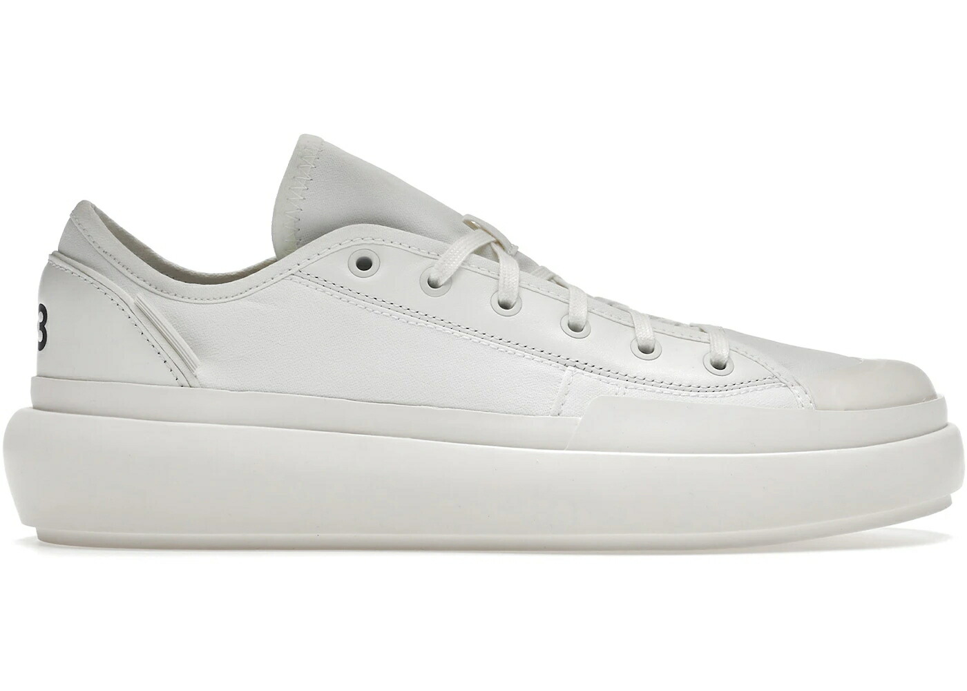 アディダス コート コア 白色 ホワイト 黒色 ブラック スニーカー ユニセックス ADIDAS Y-3 AJATU COURT LOW CORE WHITE BLACK / CORE WHITE CORE WHITE BLACK メンズ