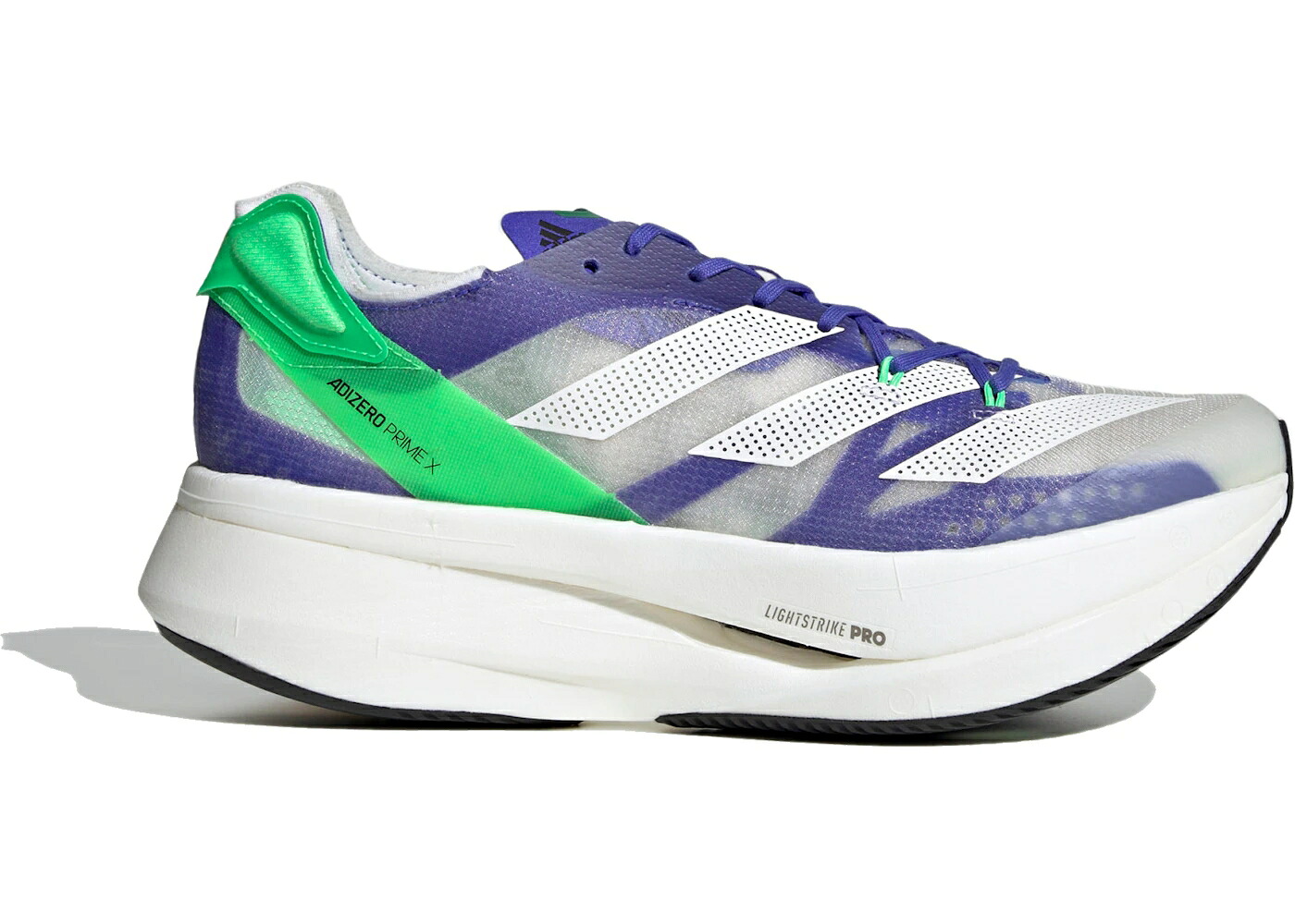アディダス アディゼロ 緑 緑であること 白いこと 白いこと スニーカー ユニ一発やる ADIDAS ADIZERO PRIME X SONIC INK GREEN / CLOUD WHITE CLOUD WHITE SONIC メンズ