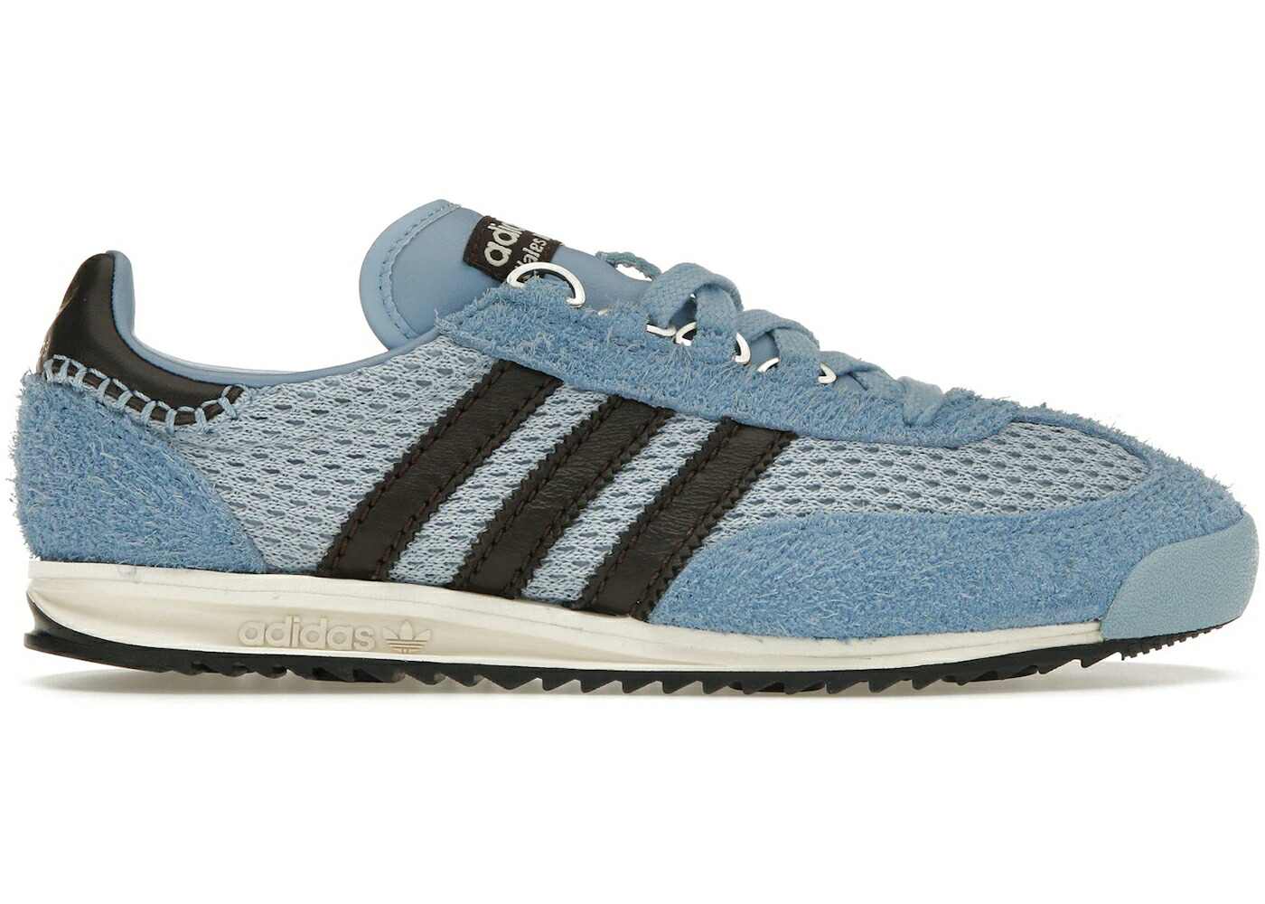 アディダス 青色 ブルー コア 黒色 ブラック スニーカー メンズ ADIDAS SL76 WALES BONNER ASH BLUE / ASH BLUE CORE BLACK ASH BLUE