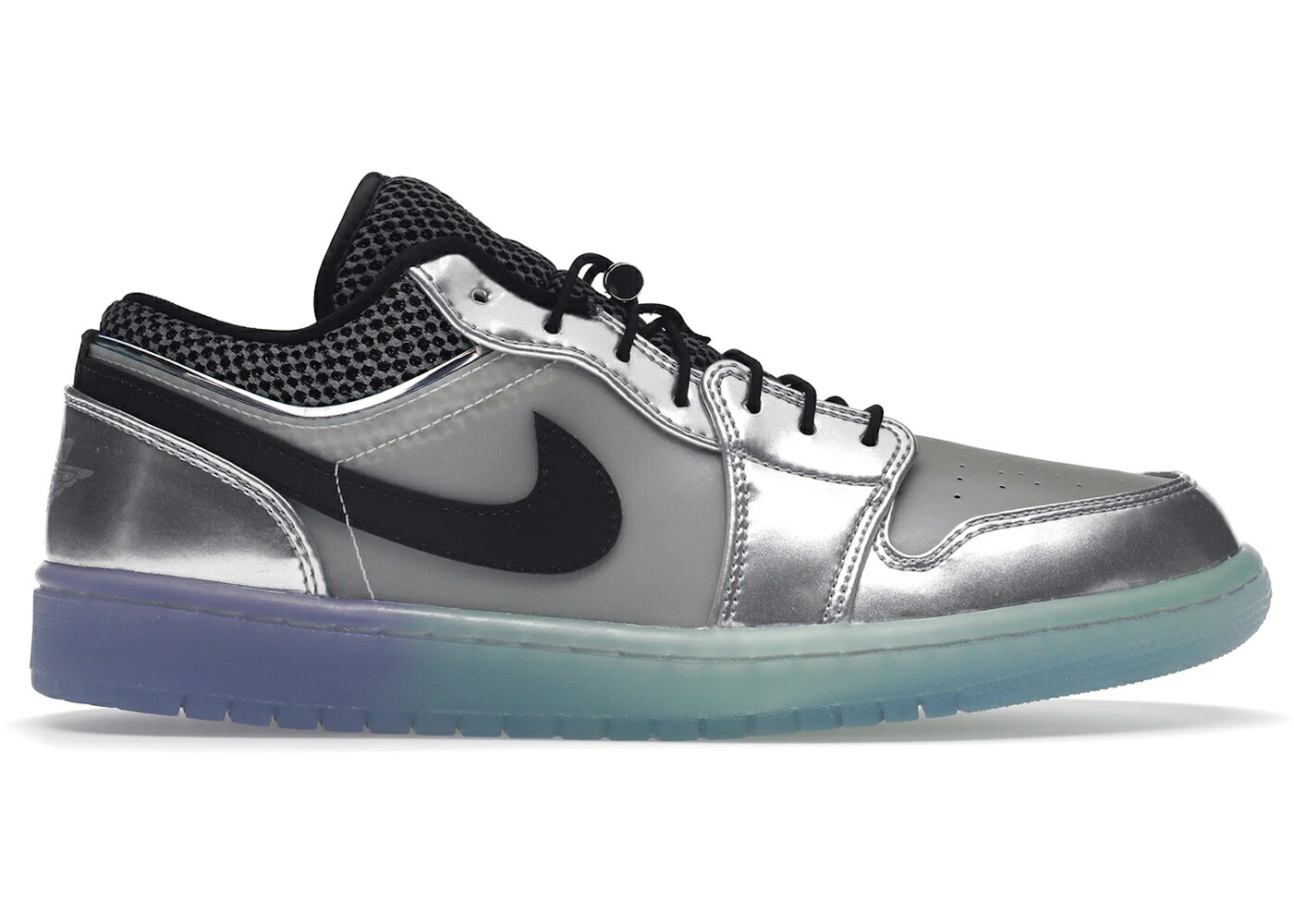 ナイキ ジョーダン 銀色 シルバー 黒色 ブラック 青色 ブルー WOMEN'S スニーカー レディース JORDAN 1 LOW TOGGLE SILVER (WOMEN'S) / SILVER BLACK TEAL BLUE