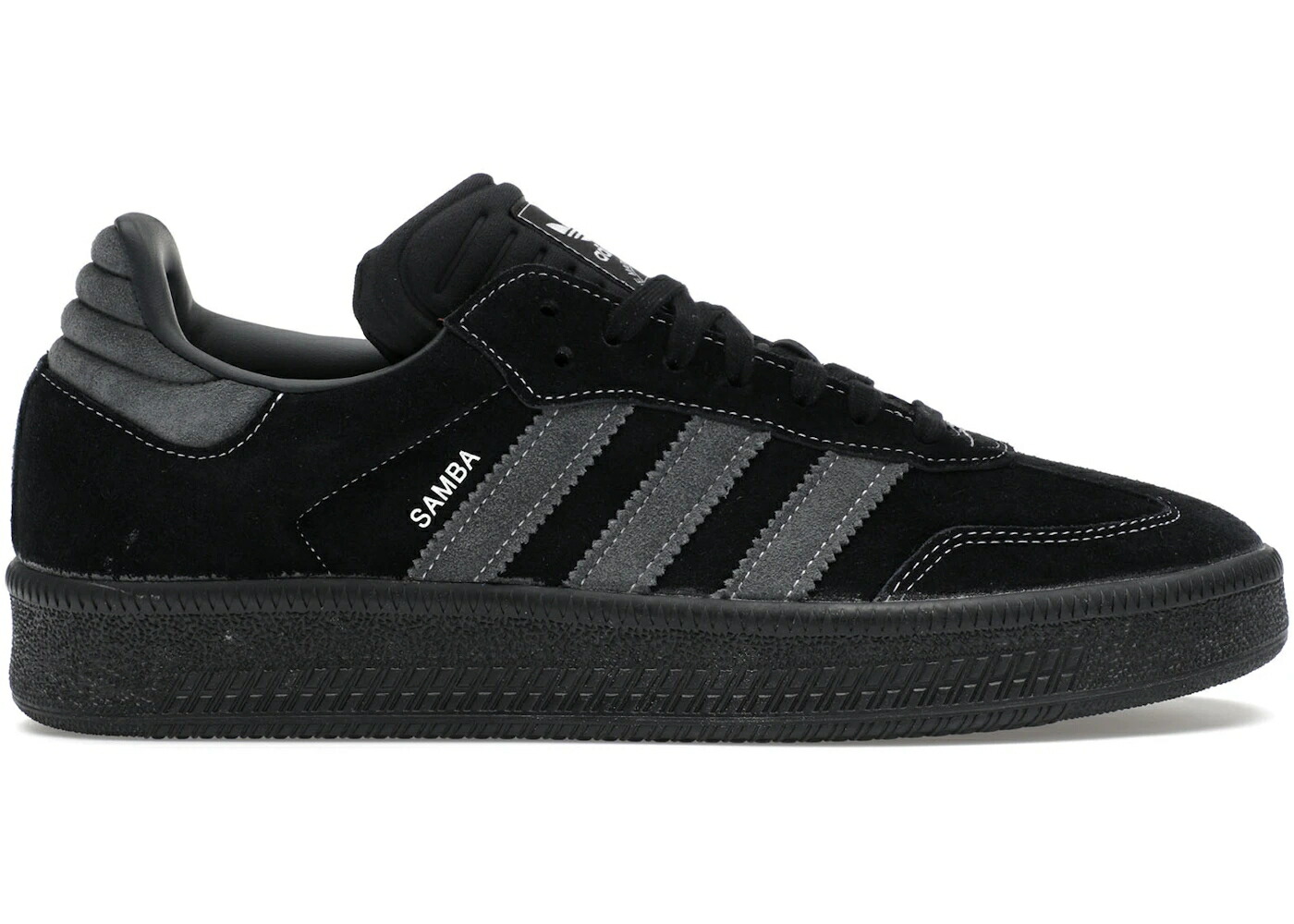 アディダス サンバ 黒色 ブラック カーボン スニーカー メンズ ADIDAS SAMBA XLG BLACK CARBON / BLACK CARBON CARBON