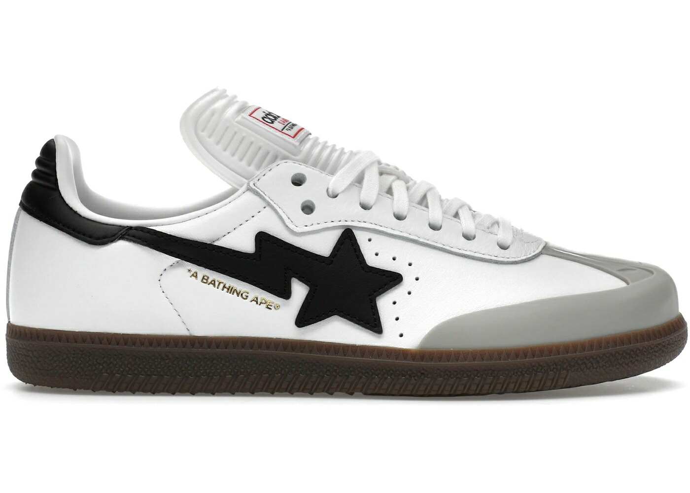 アディダス サンバ 白色 ホワイト 黒色 ブラック スニーカー メンズ ADIDAS SAMBA BAPE WHITE BLACK GUM / WHITE BLACK GUM
