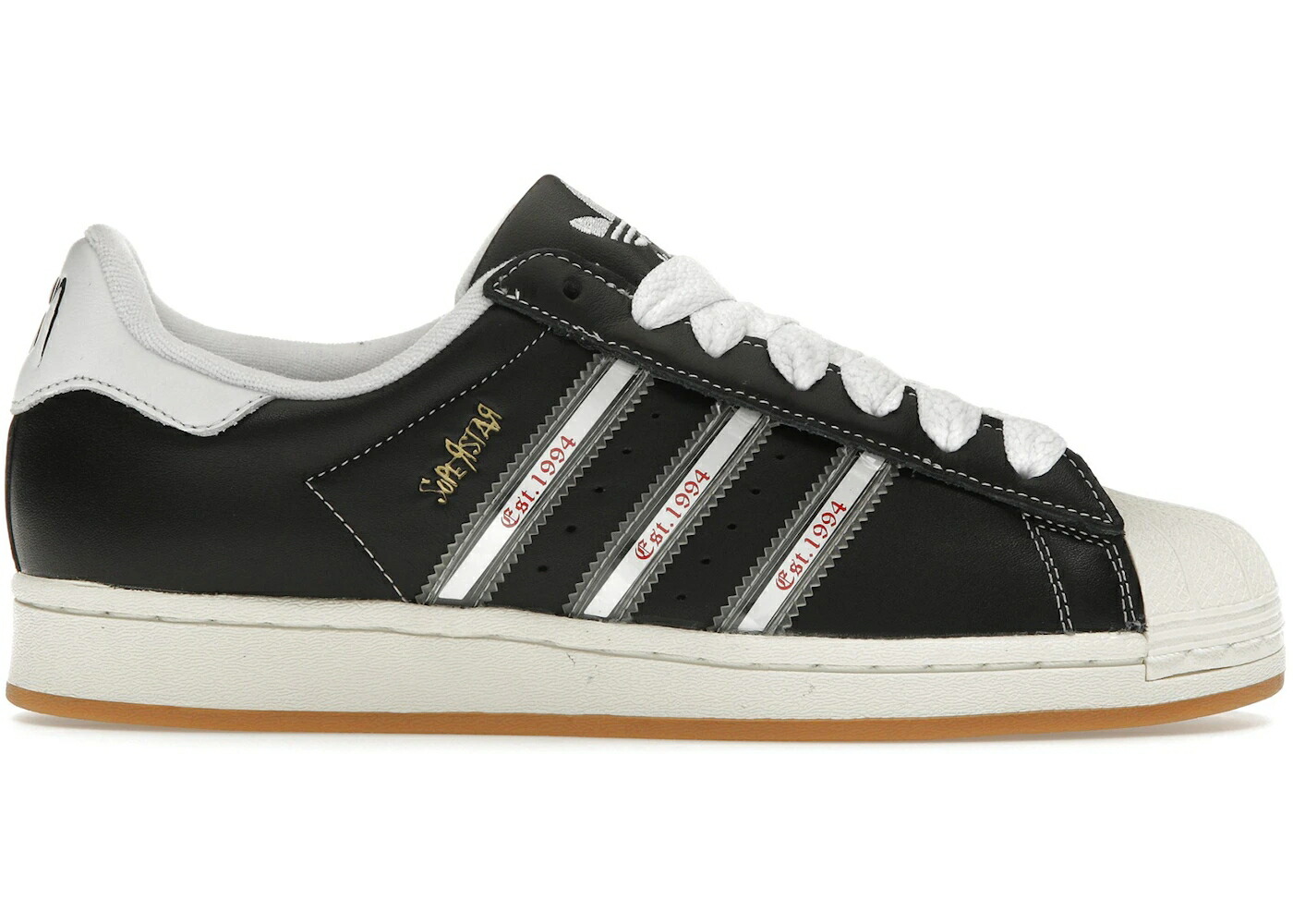 アディダス はやりっ子 中核グループ 黒いこと 黒いこと スニーカー メンズ ADIDAS SUPERSTAR KORN 30TH ANNIVERSARY / CORE BLACK TRANSLUCENT BETTER