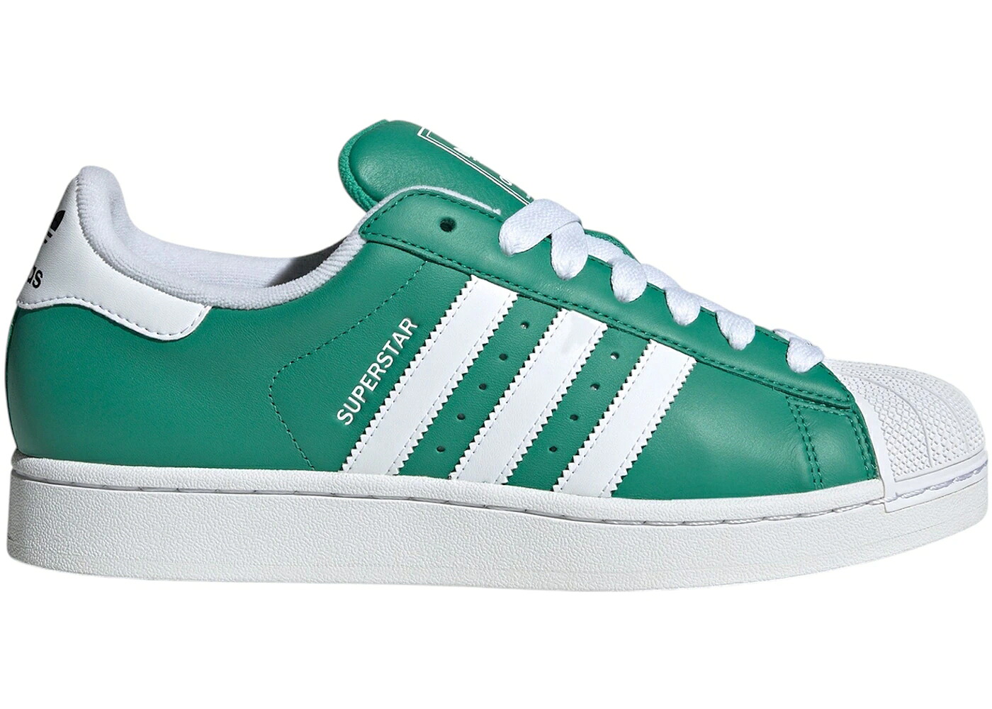 アディダス スーパースター コート 緑 グリーン 白色 ホワイト コア 黒色 ブラック スニーカー メンズ ADIDAS SUPERSTAR II SEMI COURT GREEN CLOUD WHITE CORE BLACK / SEMI COURT GREEN CLOUD WHITE