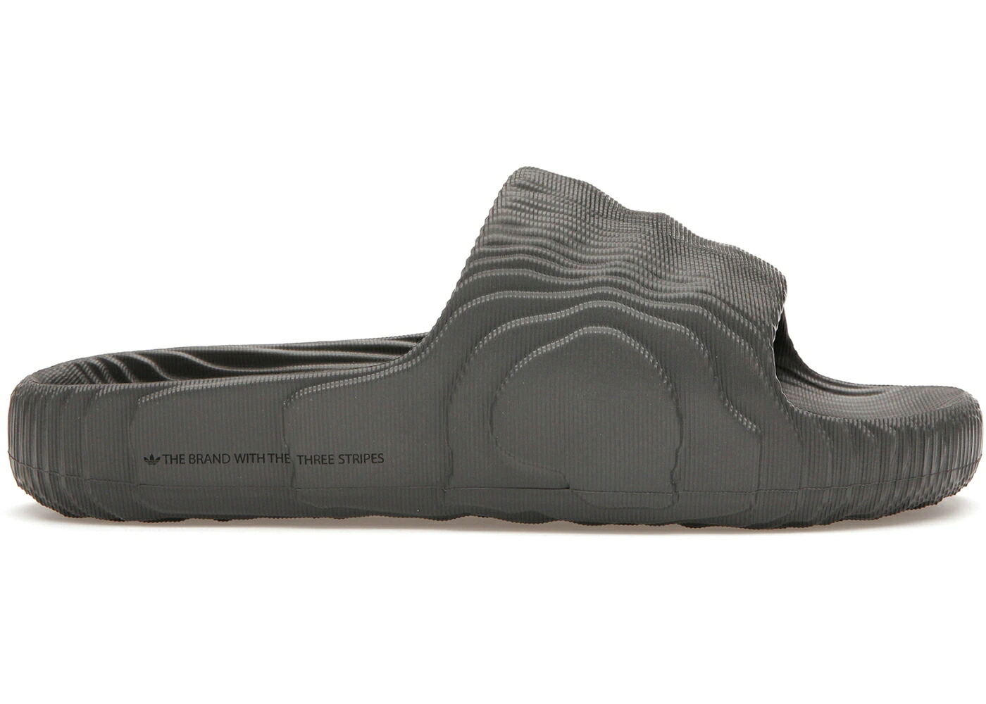 アディダス アディレッタ 灰色 グレー コア 黒色 ブラック スニーカー メンズ ADIDAS ADILETTE 22 SLIDES GREY FIVE / GREY FIVE GREY FIVE CORE BLACK