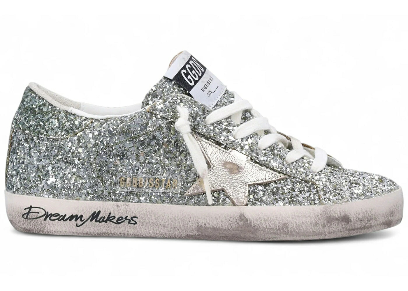 ゴールデングース プラチナム 緑 緑であること WOMEN\u0027S スニーカー レディース GOLDEN GOOSE GOLDEN GOOSE SUPER-STAR PLATINUM GREEN GLITTER (WOMEN\u0027S) / PLATINUM GREEN メンズ