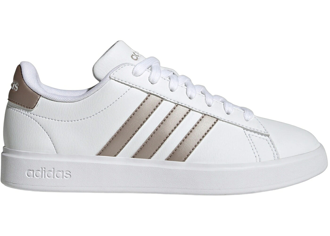 アディダス グランド コート 白色 ホワイト プラチナム WOMEN'S スニーカー レディース ADIDAS GRAND COURT CLOUD WHITE PLATINUM METALLIC (WOMEN'S) / CLOUD WHITE PLATINUM METALLIC