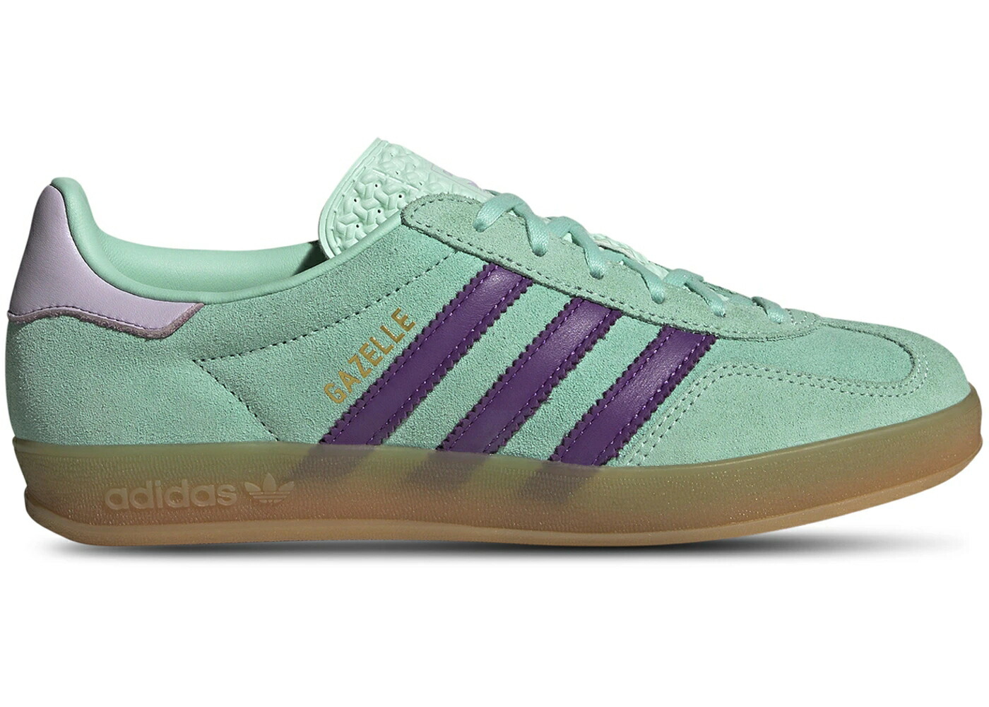 アディダス ガゼル 紫 パープル WOMEN\u0027S スニーカー レディース ADIDAS GAZELLE INDOOR CLEAR MINT ACTIVE PURPLE (WOMEN\u0027S) / CLEAR MINT ACTIVE PURPLE