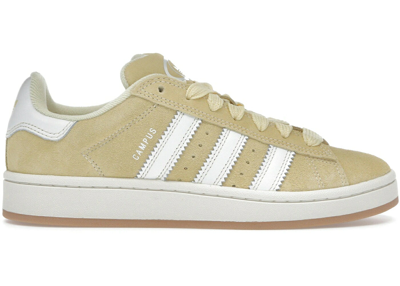 アディダス キャンパス コア 白色 ホワイト 黄色 イエロー WOMEN'S スニーカー レディース ADIDAS CAMPUS 00S CAMP CORE WHITE ALMOST YELLOW (WOMEN'S) / CORE WHITE ALMOST YELLOW CORE