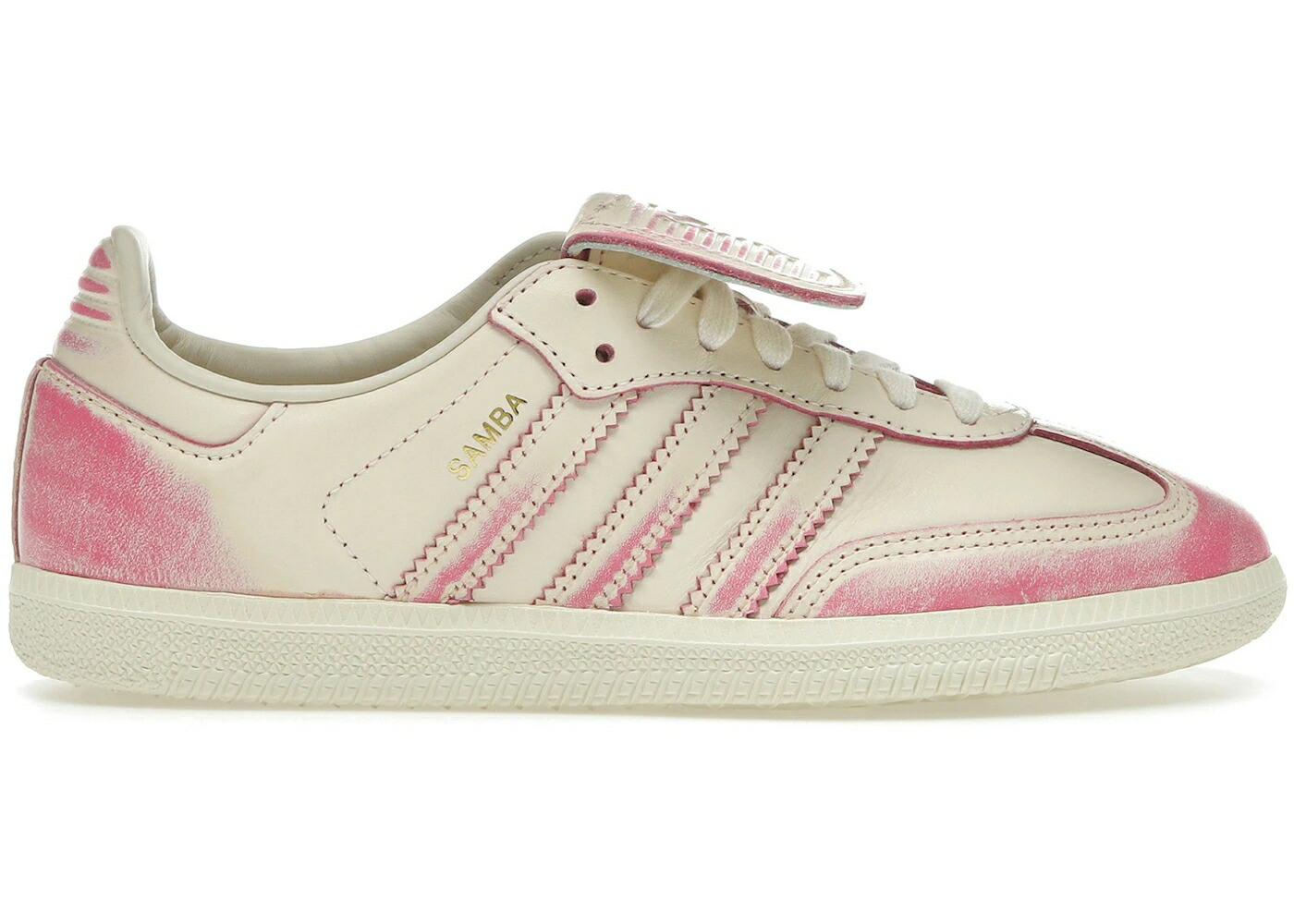 アディダス サンバ クリーム 白色 ホワイト ショック WOMEN'S スニーカー レディース ADIDAS SAMBA LT DISTRESSED PACK CREAM WHITE (WOMEN'S) / CREAM WHITE CREAM WHITE SHOCK