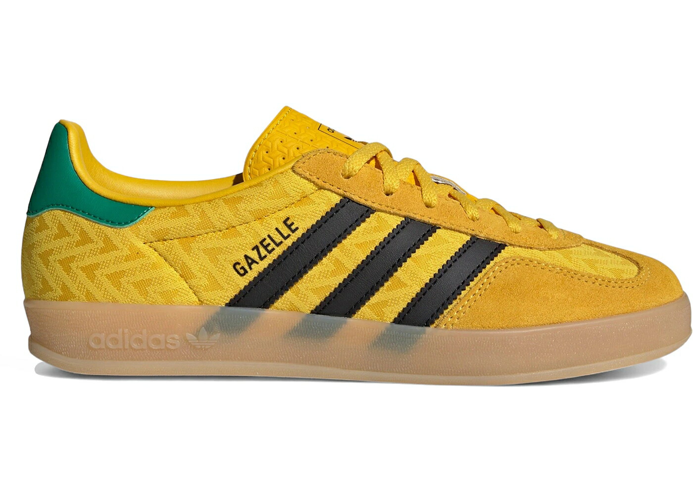 アディダス ガゼル 黄色 イエロー 黒色 ブラック コア WOMEN スニーカー レディース ADIDAS GAZELLE INDOOR EQT YELLOW BLACK (WOMEN) / EQT YELLOW CORE BLACK GUM