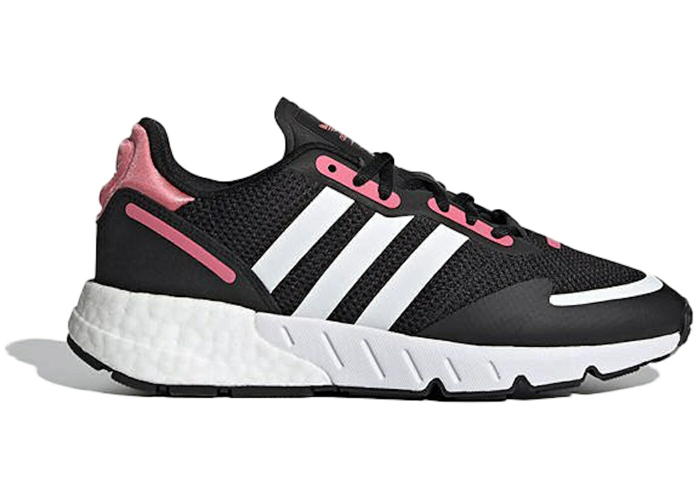 アディダス ブースト 黒色 ブラック ローズ コア 白色 ホワイト WOMEN'S スニーカー レディース ADIDAS ZX 1K BOOST BLACK HAZY ROSE (WOMEN'S) / CORE BLACK CLOUD WHITE HAZY ROSE|スニケス