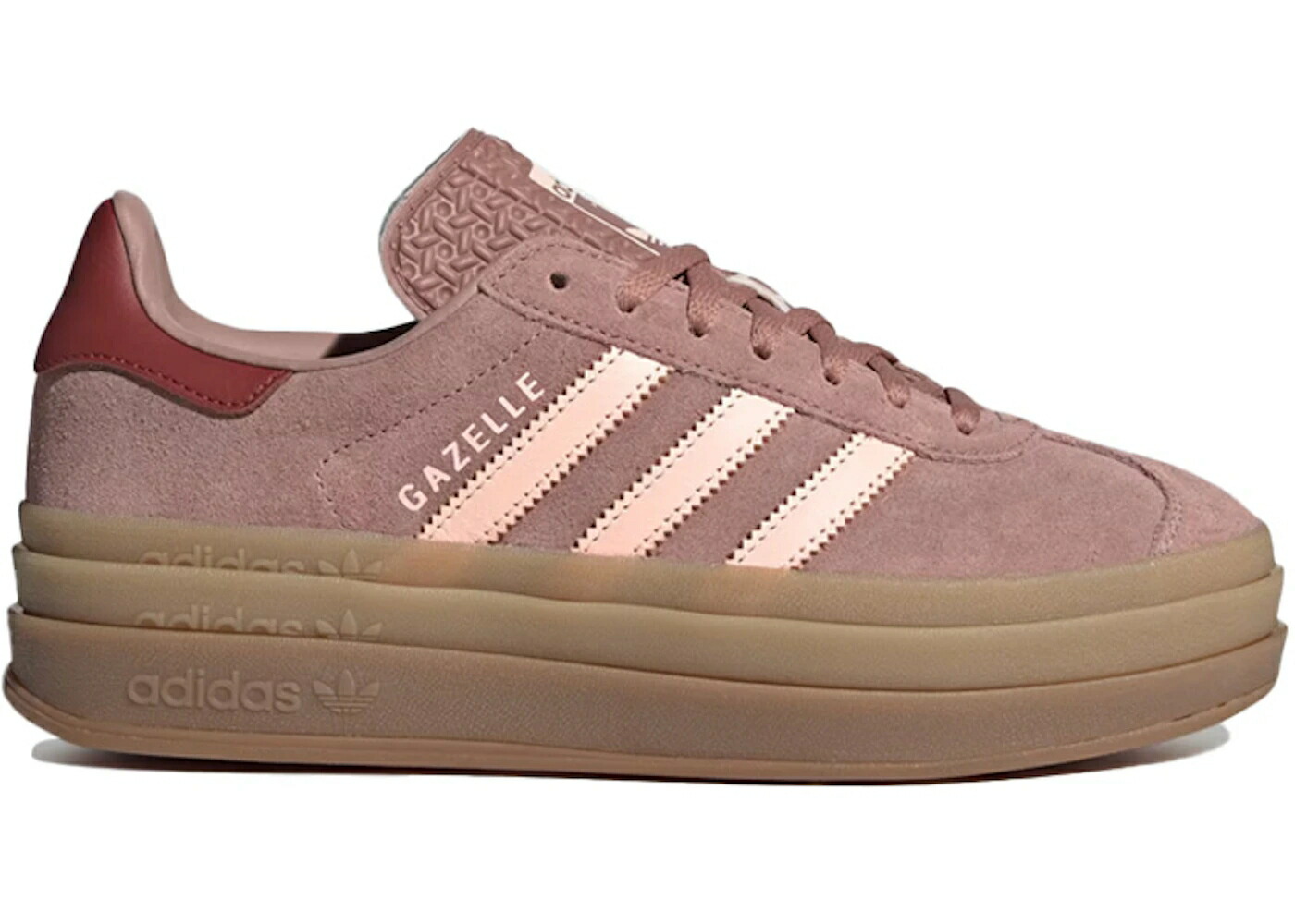 アディダス ガゼル ウォーム 橙 オレンジ WOMEN スニーカー レディース ADIDAS GAZELLE BOLD WARM CLAY CLEAR ORANGE (WOMEN) / WARM CLAY CLEAR ORANGE PRELOVED