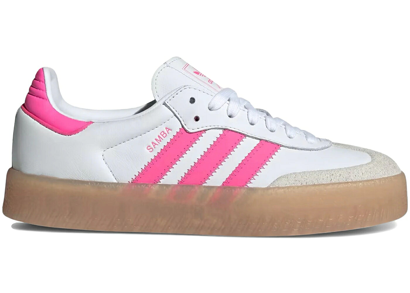 アディダス 白いこと 白いこと サクラ色 WOMEN\u0027S スニーカー レディース ADIDAS SAMBAE WHITE OFF LUCID PINK (WOMEN\u0027S) / CLOUD WHITE OFF WHITE LUCID PINK