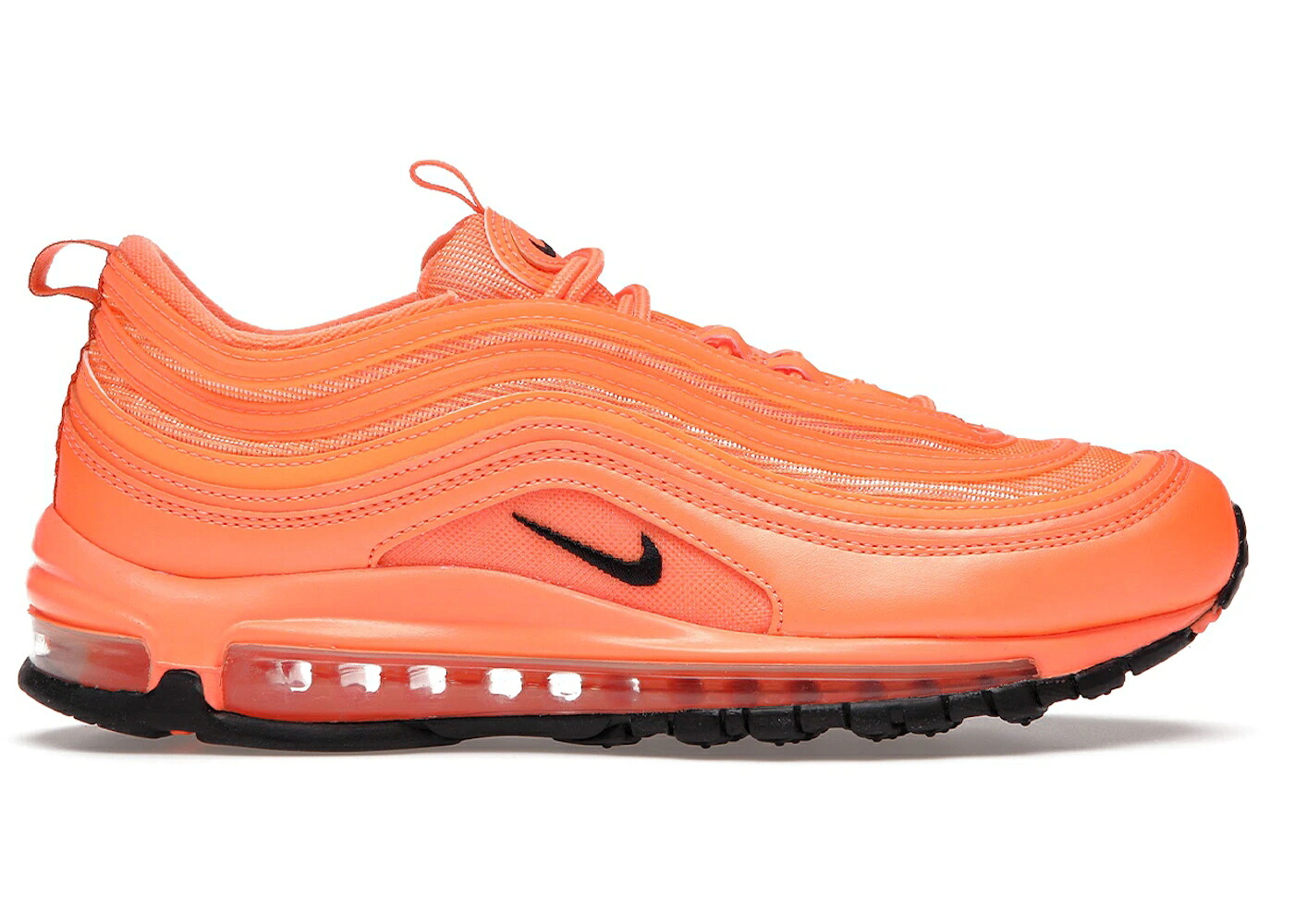 ナイキ マックス 橙 オレンジ 黒色 ブラック エアマックス WOMEN'S スニーカー レディース NIKE AIR MAX 97 ATOMIC ORANGE (WOMEN'S) / ATOMIC ORANGE BLACK|スニケス