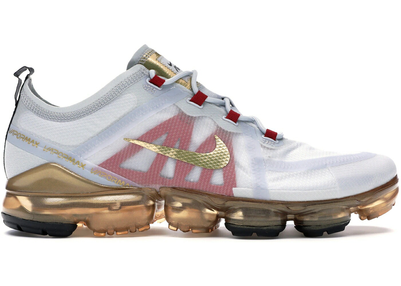ナイキ 純然たる プラチナム ゴールド エアヴェイパーマックス スニーカー メンズ NIKE AIR VAPORMAX 2019 CHINESE NEW YEAR PURE PLATINUM (2019) / PURE PLATINUM METALLIC GOLD GYM