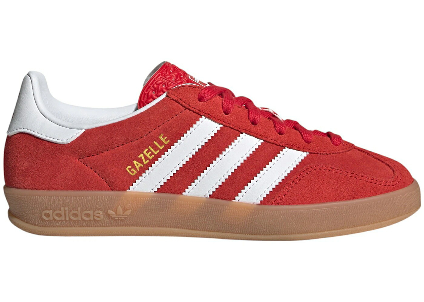 アディダス ガゼル 白いこと 白いこと 御坊っちゃん キッズ ADIDAS GAZELLE INDOOR BETTER SCARLET CLOUD WHITE GUM (GS) / BETTER SCARLET CLOUD WHITE GUM もの言う花 マタニティ スニーカー