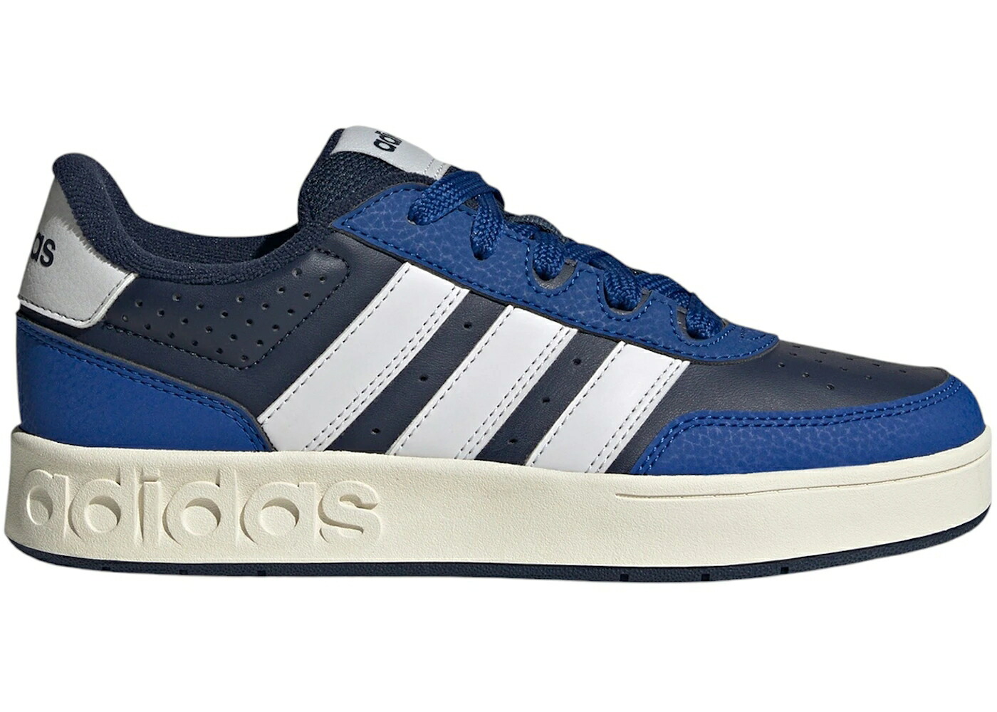 アディダス 紺色 ネイビー 灰色 グレー ジュニア キッズ ADIDAS BREAKBASE COLLEGIATE NAVY DASH GREY ROYAL (GS) / COLLEGIATE NAVY DASH GREY ベビー マタニティ スニーカー