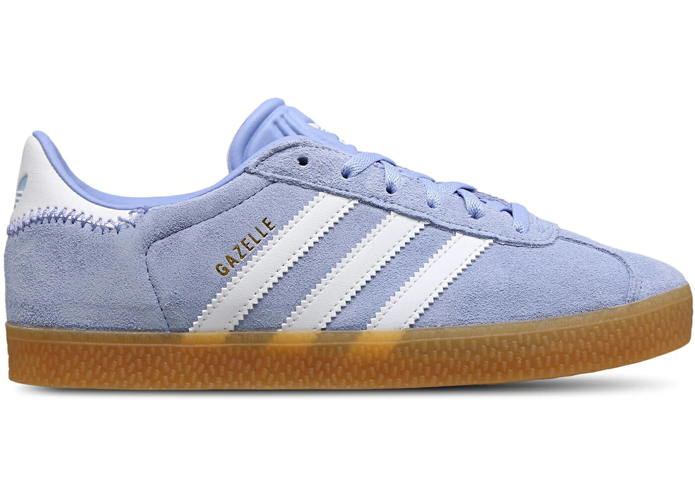 アディダス ガゼル 青色 ブルー 白色 ホワイト スカイ ジュニア キッズ ADIDAS GAZELLE BLUE SPARK (GS) / BLUE SPARK WHITE CLEAR SKY ベビー マタニティ スニーカー｜スニケス