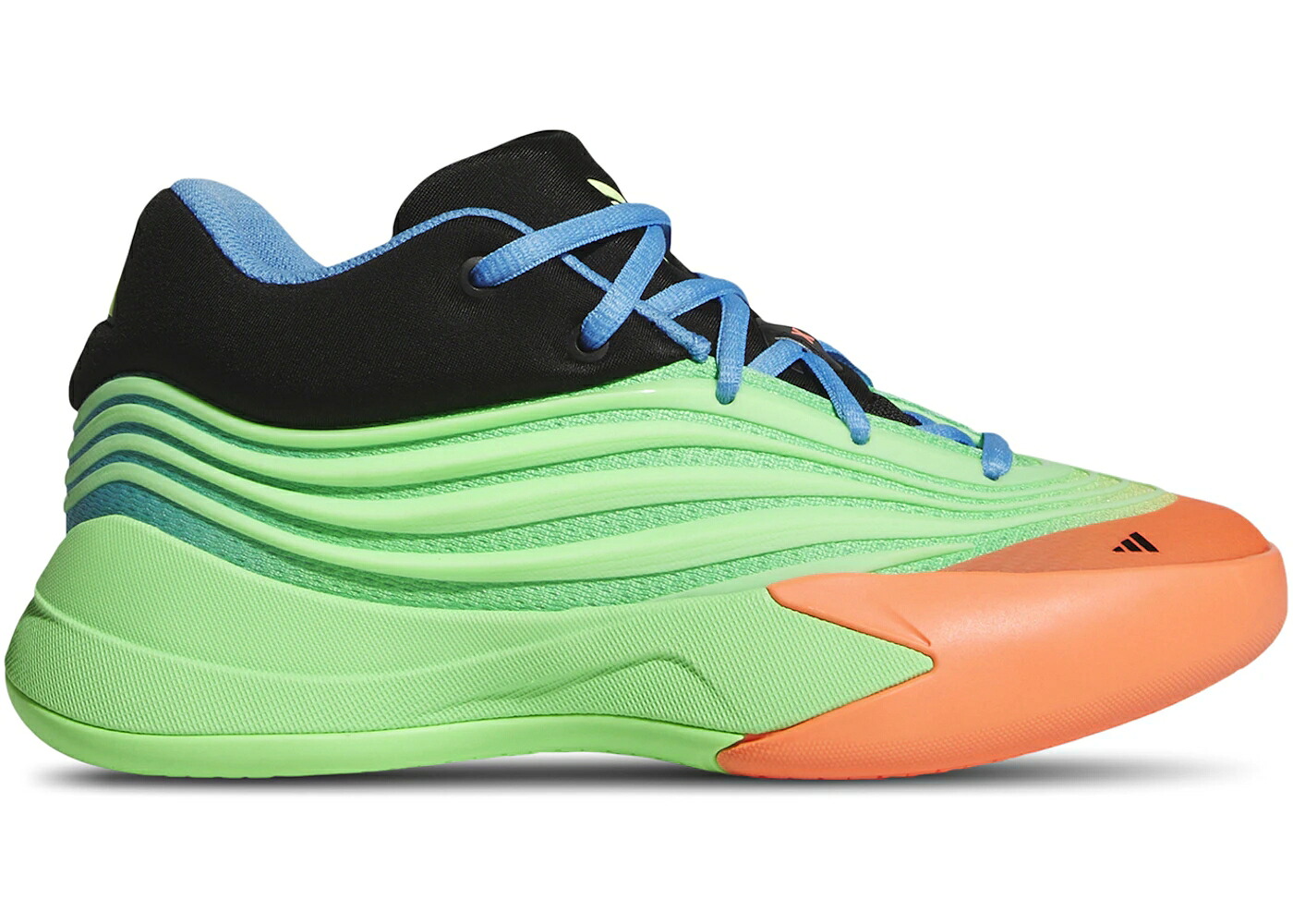 アディダス ライム バースト 橙 オレンジ 青色 ブルー DAME'S ジュニア キッズ ADIDAS DAME 10 LIGHT (GS) / LIME BURST SIGNAL ORANGE BLUE ベビー マタニティ スニーカー｜スニケス 28,340円