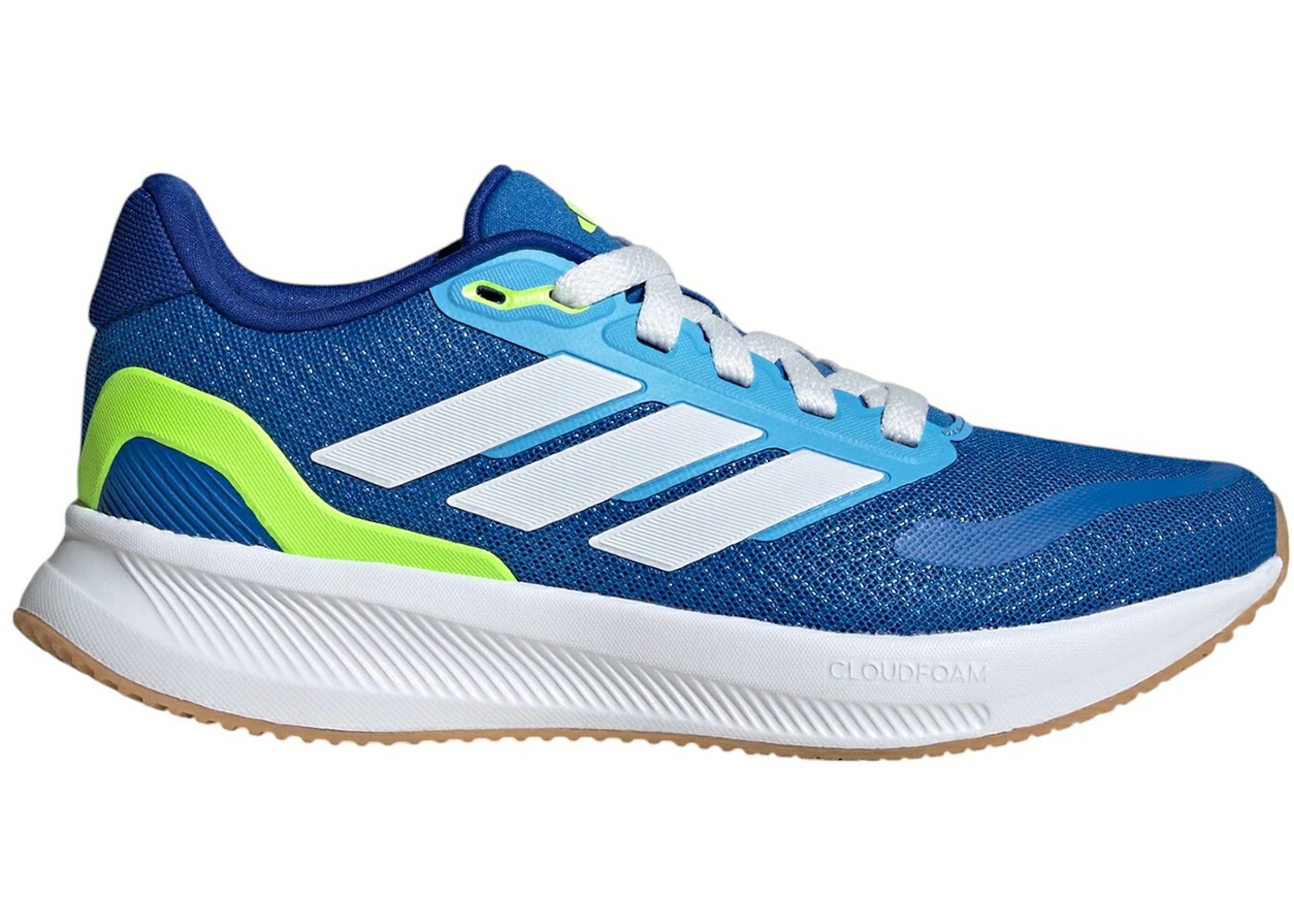アディダス 白色 ホワイト ジュニア キッズ ADIDAS RUNFALCON 5 BRIGHT ROYAL CLOUD WHITE LUCID LEMON (GS) / BRIGHT ROYAL CLOUD WHITE LUCID ベビー マタニティ スニーカー