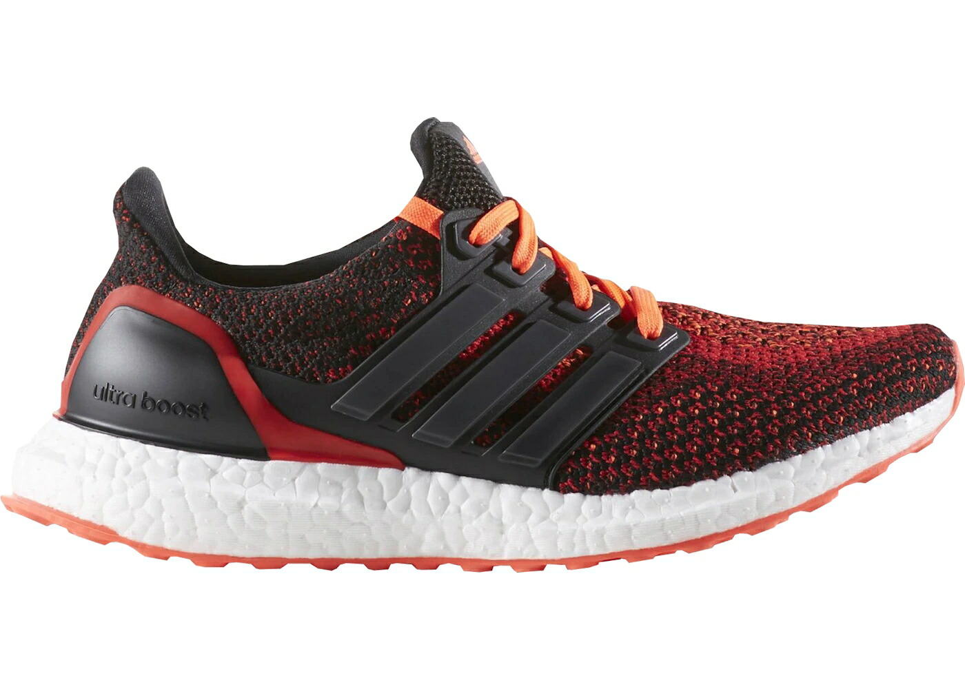 アディダス ウルトラ ブースト コア 黒色 ブラック 赤 レッド ウルトラブースト 2.0 ジュニア キッズ ADIDAS ULTRA BOOST CORE BLACK SOLAR RED (YOUTH) / CORE BLACK CORE BLACK SOLAR RED ベビー マタニティ ス|スニケス