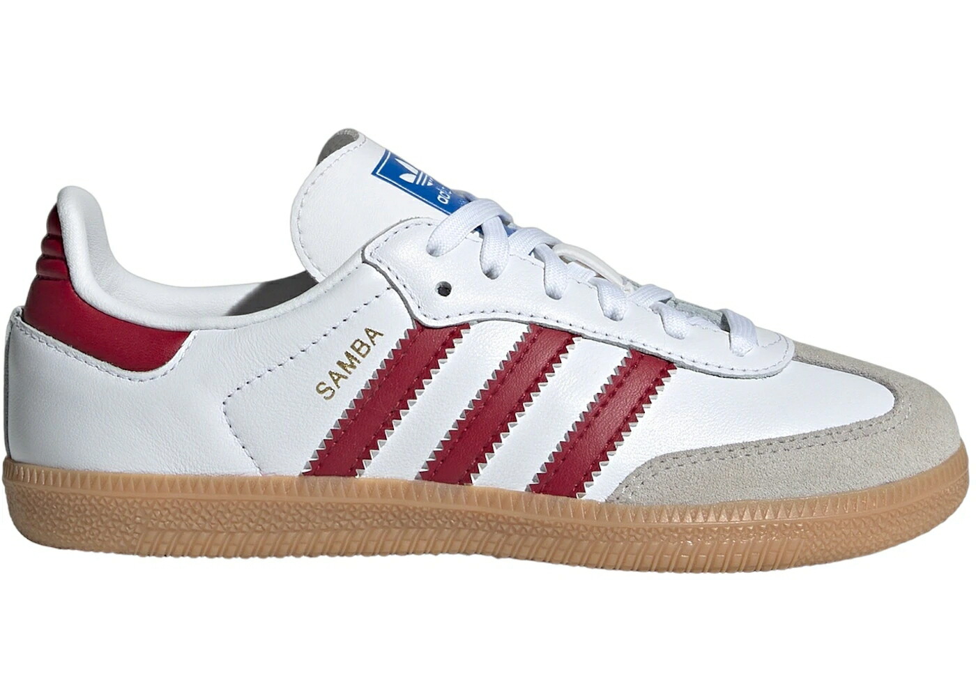 アディダス サンバ 白色 ホワイト ワイン色 バーガンディー ジュニア キッズ ADIDAS SAMBA OG CLOUD WHITE COLLEGIATE BURGUNDY GUM (PS) / CLOUD WHITE COLLEGIATE BURGUNDY ベビー マタニティ スニーカー 28,350円