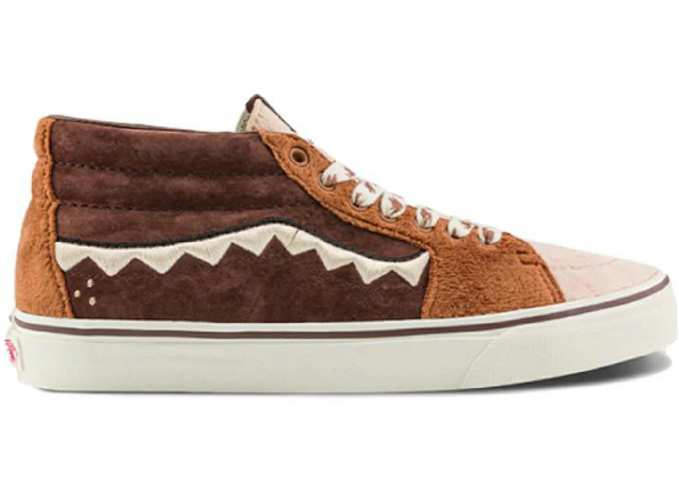 ヴァンズ バンズ 赤銅色 赤銅色 ベージュ スニーカー メンズ VANS SK8-MID LABUBU THE MONSTERS / BROWN BEIGE