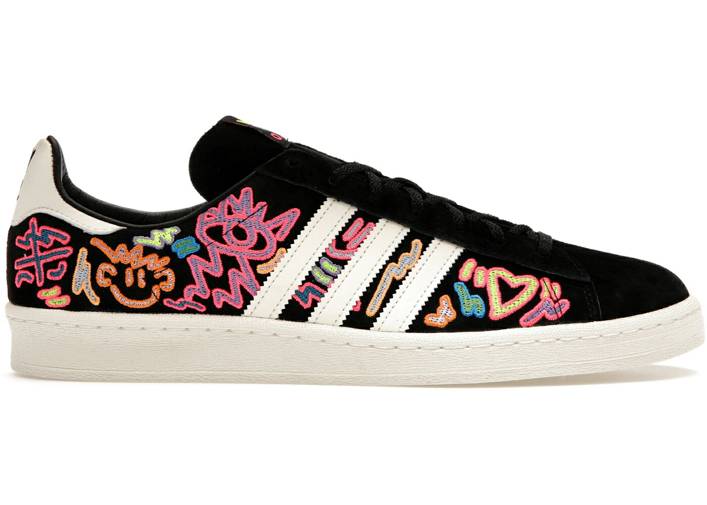 アディダス キャンパス コレクション 白色 ホワイト コア 黒色 ブラック スニーカー ユニセックス ADIDAS CAMPUS 80S KRIS ANDREW SMALL PRIDE COLLECTION / OFF WHITE CORE BLACK OFF WHITE メンズ