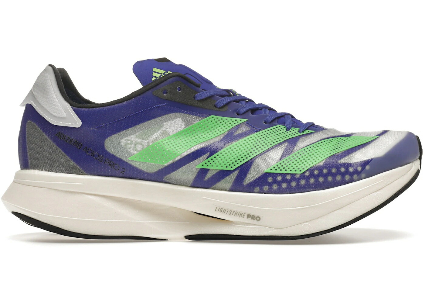 アディダス アディゼロ アディオス プロ 緑 グリーン スニーカー ユニセックス ADIDAS ADIZERO ADIOS PRO 2 SONIC INK SCREAMING GREEN / SONIC INK SCREAMING GREEN CLOUD メンズ