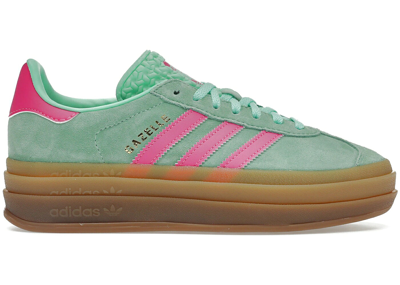 アディダス ガゼル サクラ色 WOMEN\u0027S スニーカー レディース ADIDAS GAZELLE BOLD PULSE MINT PINK (WOMEN\u0027S) / PULSE MINT SCREAMING PINK GUM
