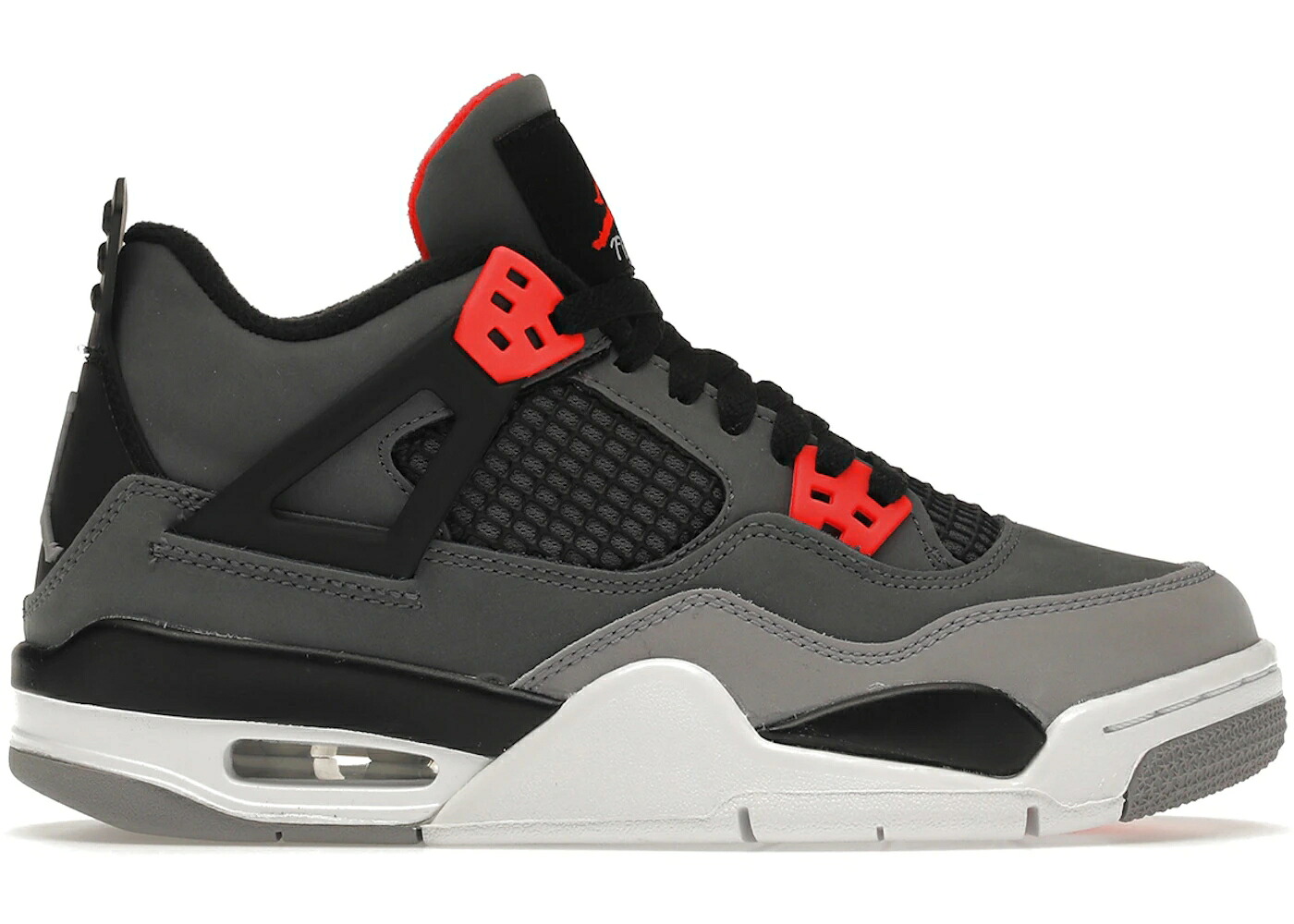 ナイキ ジョーダン 薄墨色 薄墨色 黒いこと 黒いこと 御坊っちゃん キッズ JORDAN 4 RETRO INFRARED (GS) / DARK GREY INFRARED 23 BLACK もの言う花 マタニティ スニーカー