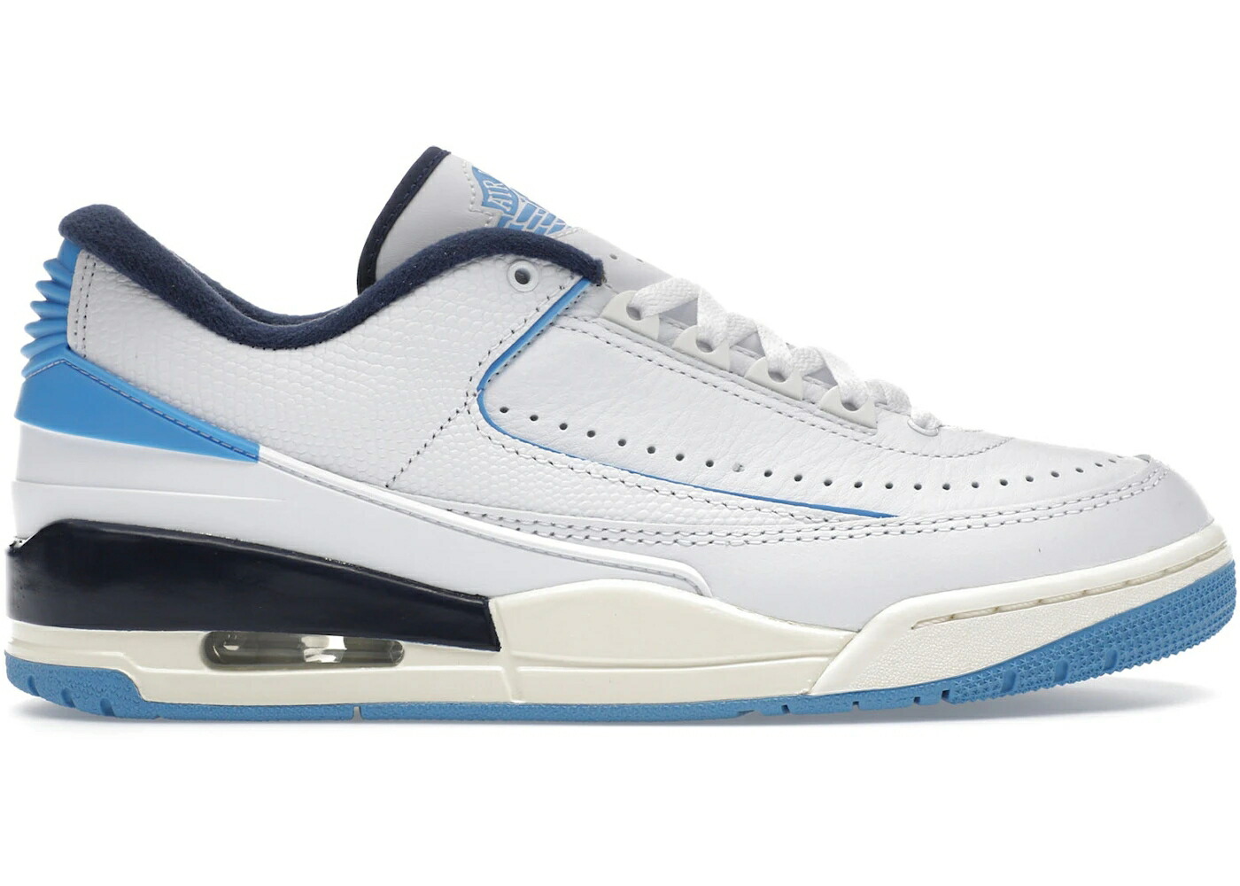 ナイキ ジョーダン 白色 ホワイト 青色 ブルー スニーカー メンズ JORDAN 2/3 UNC / WHITE UNIVERSITY BLUE MIDNIGHT