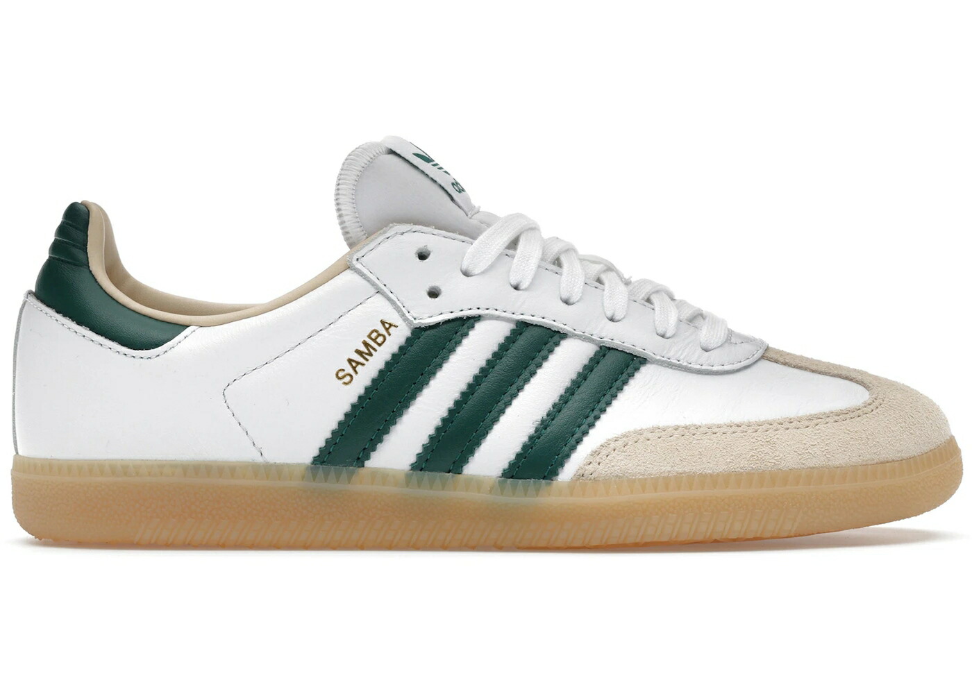 アディダス サンバ 白いこと 白いこと 緑 緑であること スニーカー メンズ ADIDAS SAMBA OG CLOUD WHITE COLLEGIATE GREEN GUM / CLOUD WHITE COLLEGIATE GREEN GUM 靴-スニーカー-メンズ靴
