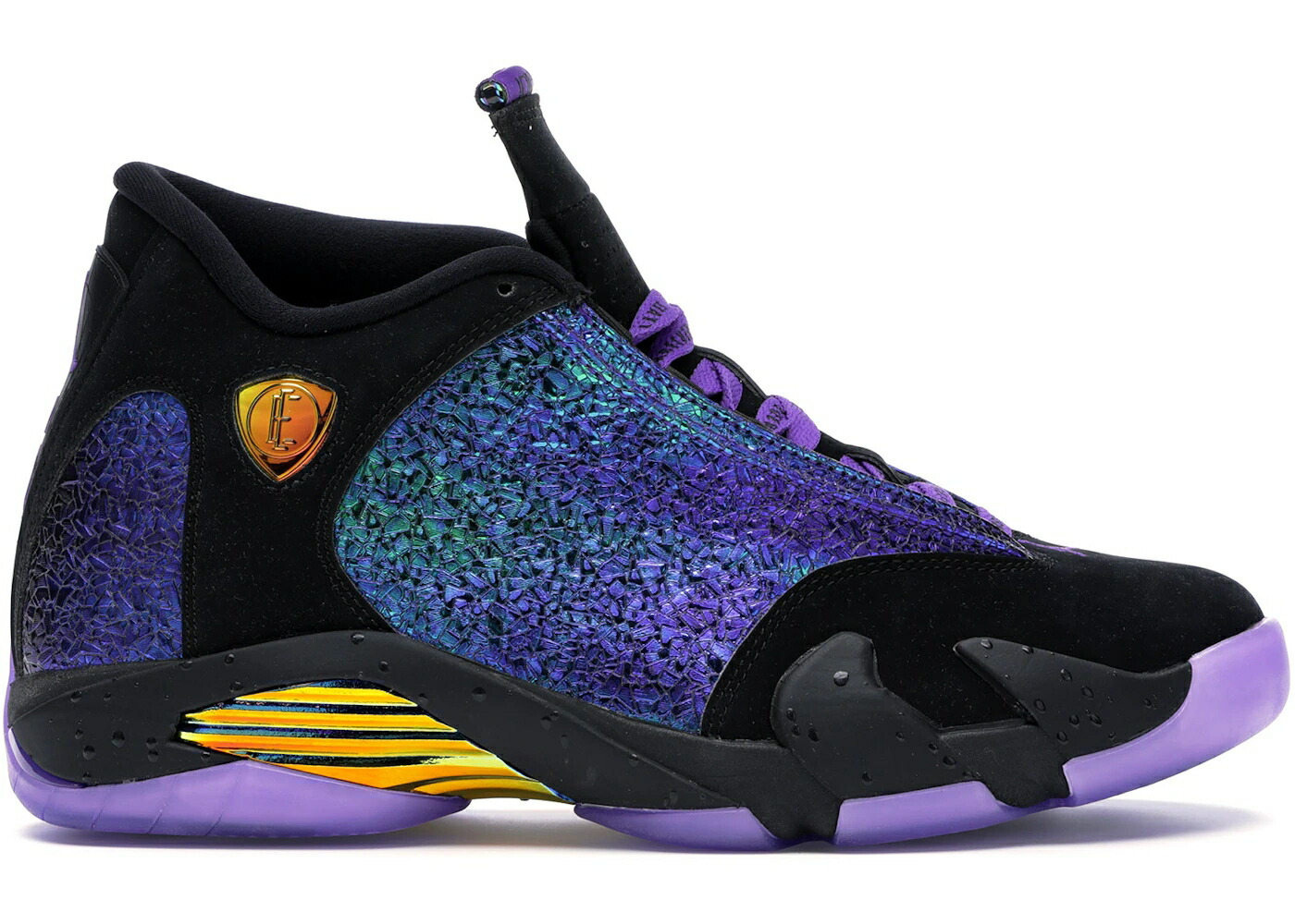 ナイキ ジョーダン 黒色 ブラック スニーカー メンズ JORDAN 14 RETRO DOERNBECHER (2019) / BLACK MULTI COLOR