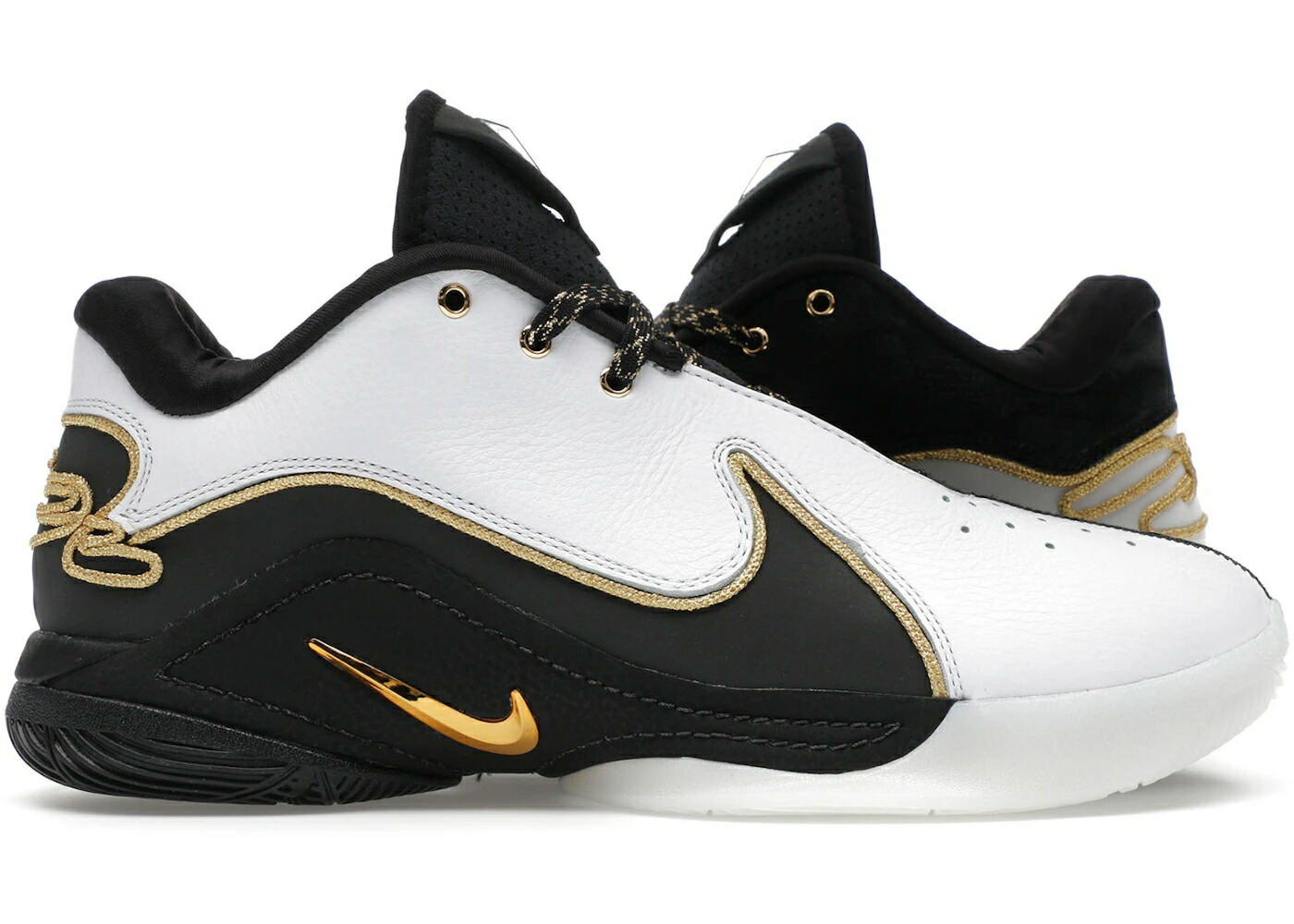 ナイキ レブロン 白色 ホワイト 黒色 ブラック ゴールド スニーカー メンズ NIKE LEBRON 22 MOGUL / WHITE BLACK METALLIC GOLD