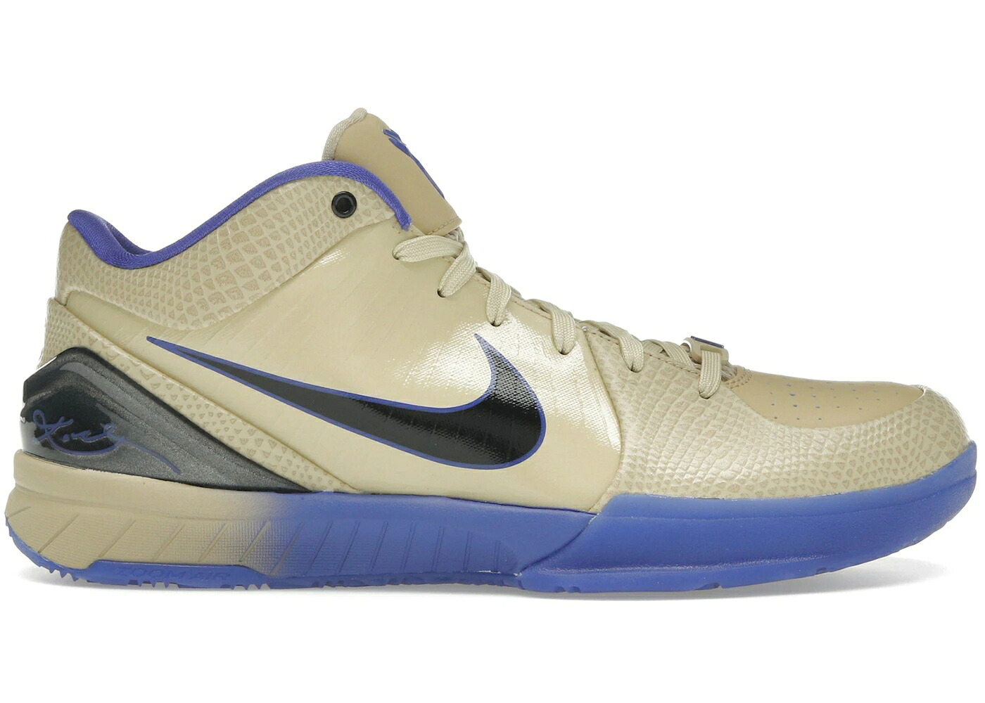 ナイキ コービー プロトロ チーム ゴールド 黒色 ブラック 紫 バイオレット スニーカー メンズ NIKE KOBE 4 PROTRO FC BARCELONA TEAM GOLD / TEAM GOLD BLACK PERSIAN VIOLET