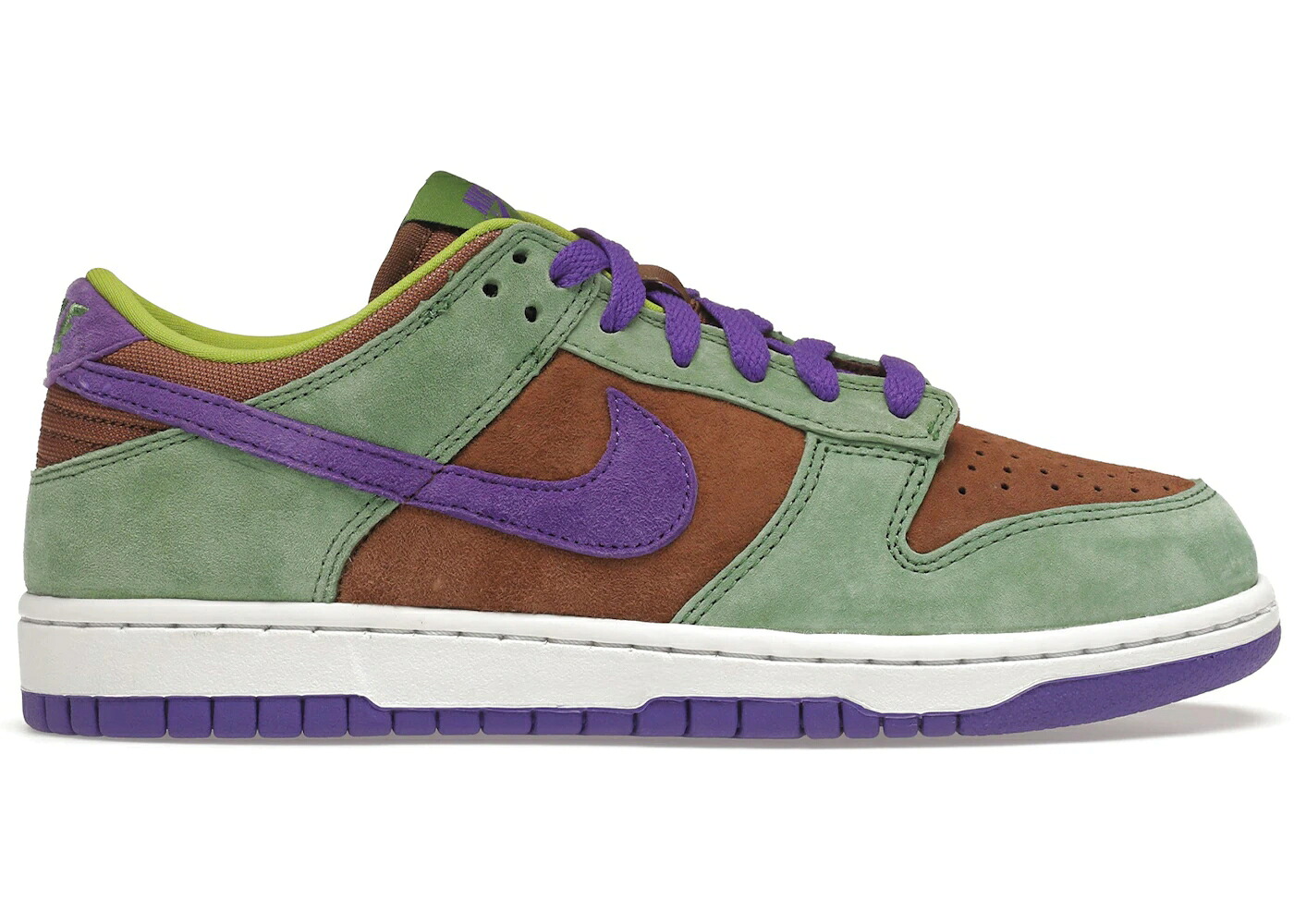 ナイキ ダンク オータム 緑 グリーン ディープ 紫 パープル ダンクロー スニーカー メンズ NIKE DUNK LOW VENEER (2020/2024) / VENEER AUTUMN GREEN DEEP PURPLE