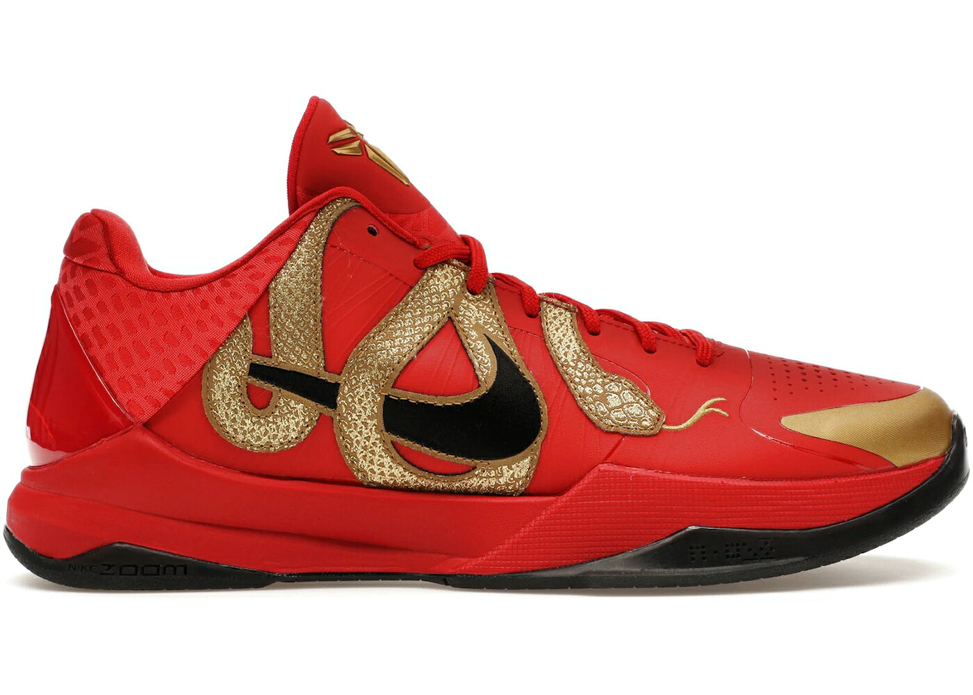 ナイキ コービー 労働者階級トロ マンバ 赤 赤いこと 黒いこと 黒いこと スニーカー メンズ NIKE KOBE 5 PROTRO YEAR OF THE MAMBA UNIVERSITY RED / UNIVERSITY RED BLACK METALLIC