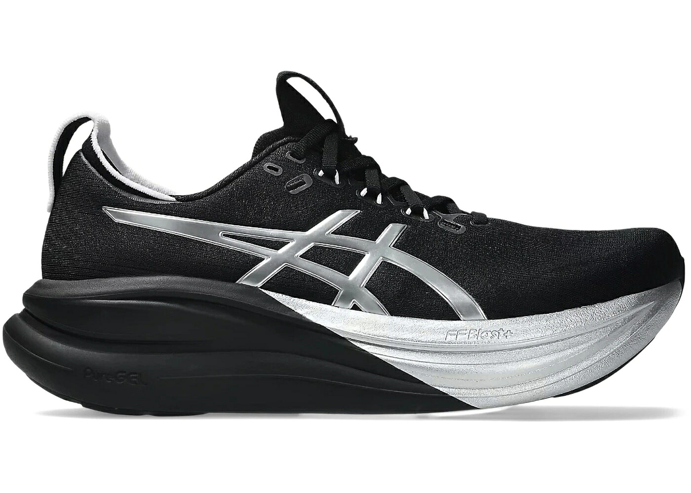 アシックス プラチナム 黒色 ブラック スニーカー メンズ ASICS GEL-NIMBUS 28 PLATINUM BLACK / PLATINUM BLACK｜スニケス