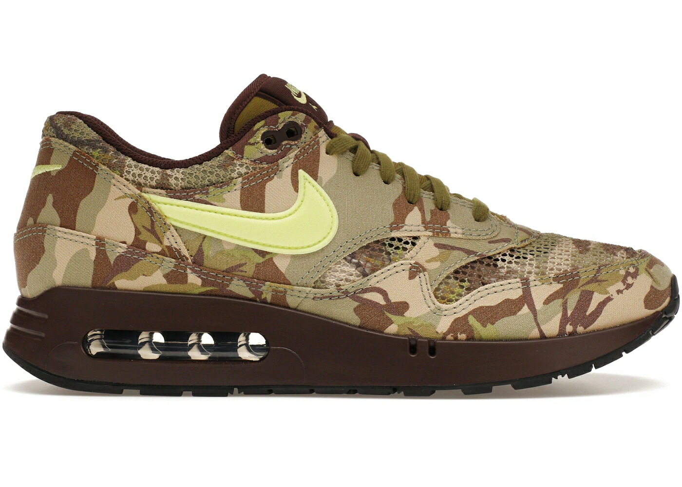 ナイキ マックス カモ柄 エアマックス '86 スニーカー メンズ NIKE AIR MAX 1 OG CAMO LIGHT LEMON TWIST / EARTH LIGHT LEMON TWIST OIL 24,900円