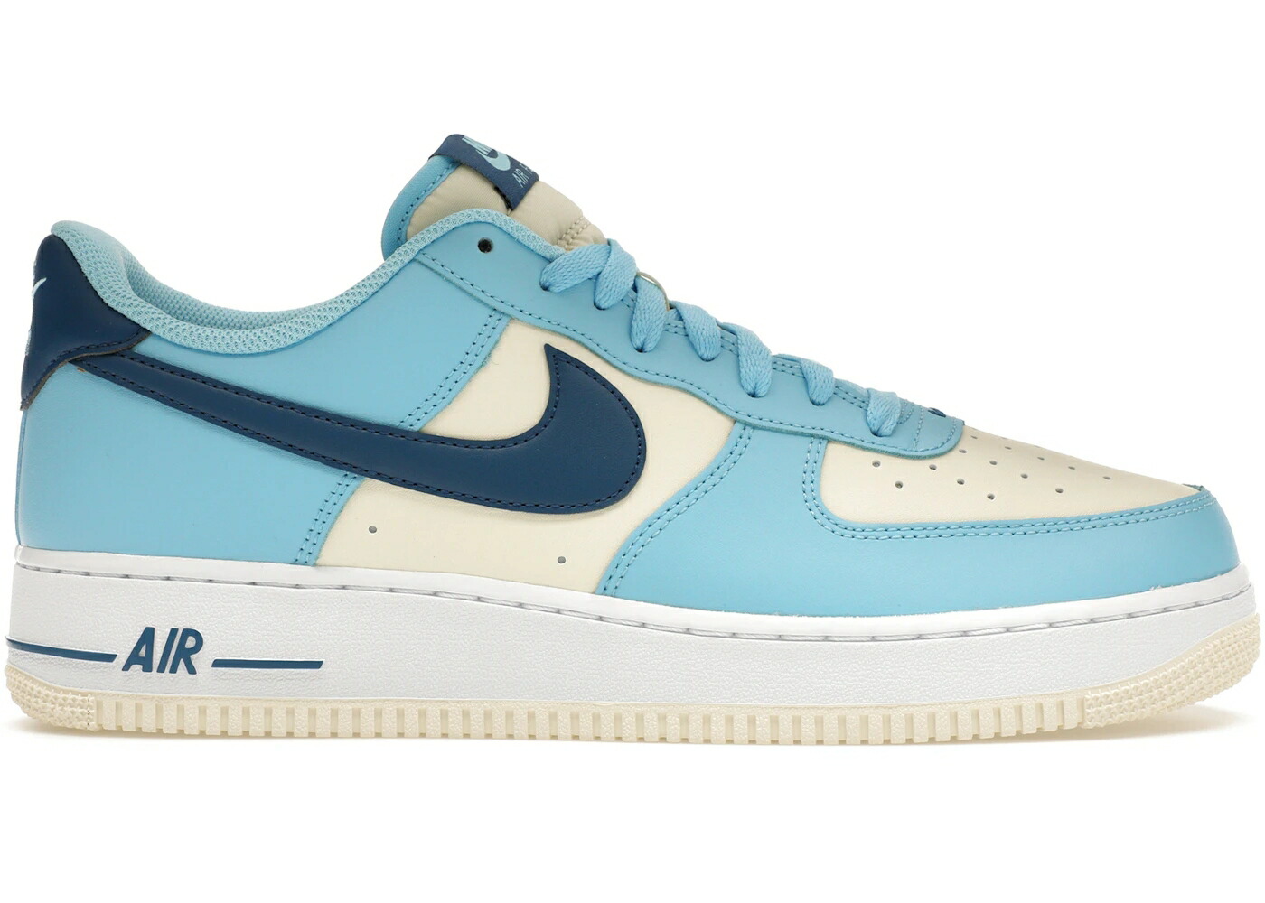 ナイキ 青色 ブルー コート エアフォース 07 スニーカー メンズ NIKE AIR FORCE 1 LOW AQUARIUS BLUE COCONUT MILK / AQUARIUS BLUE COURT BLUE COCONUT