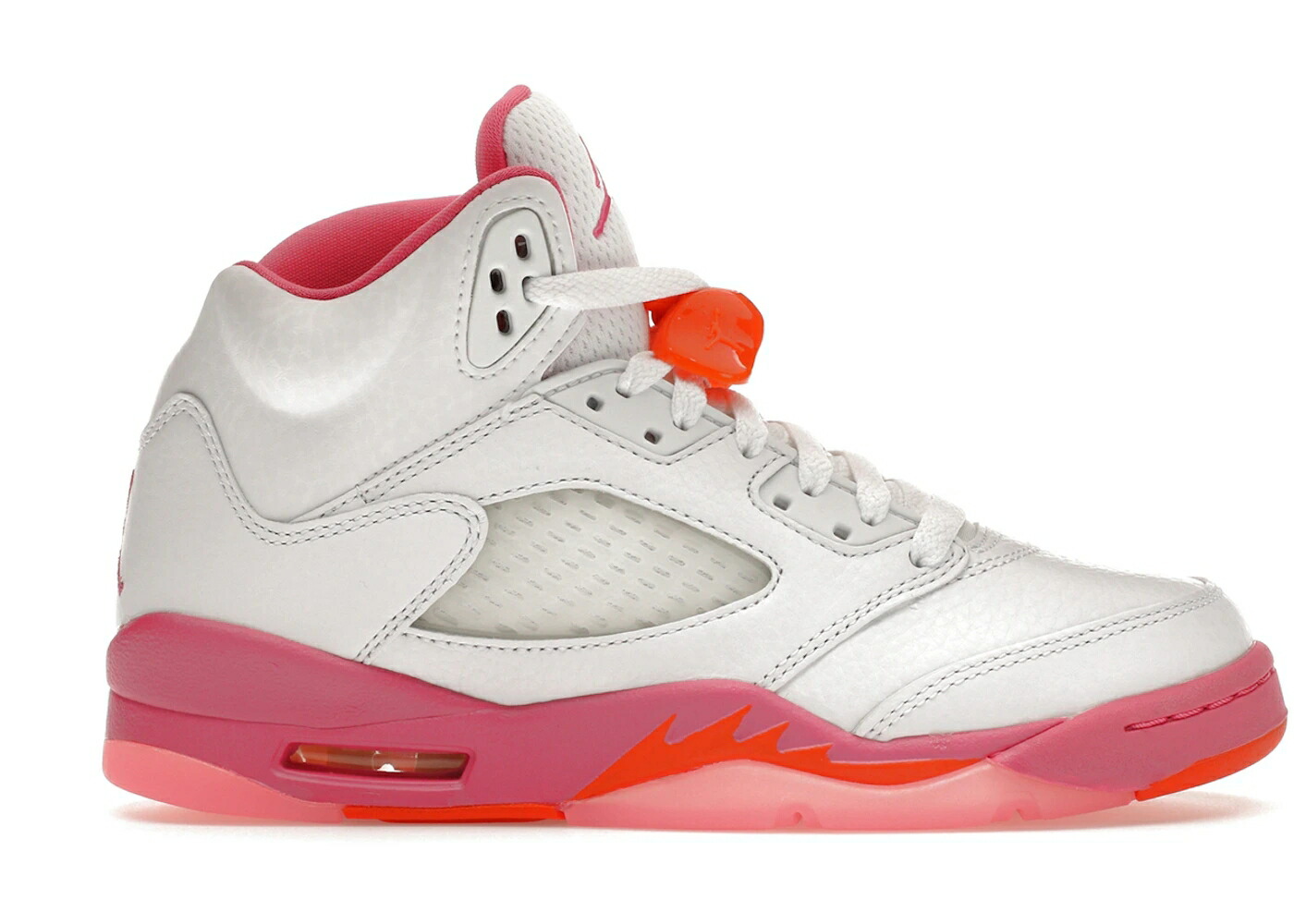 ナイキ ジョーダン 橙 オレンジ色 白いこと 白いこと お坊っちゃん キッズ JORDAN 5 RETRO WNBA PINKSICLE SAFETY ORANGE (GS) / WHITE PINKSICLE SAFETY ORANGE もの言う花 マタニティ スニーカー