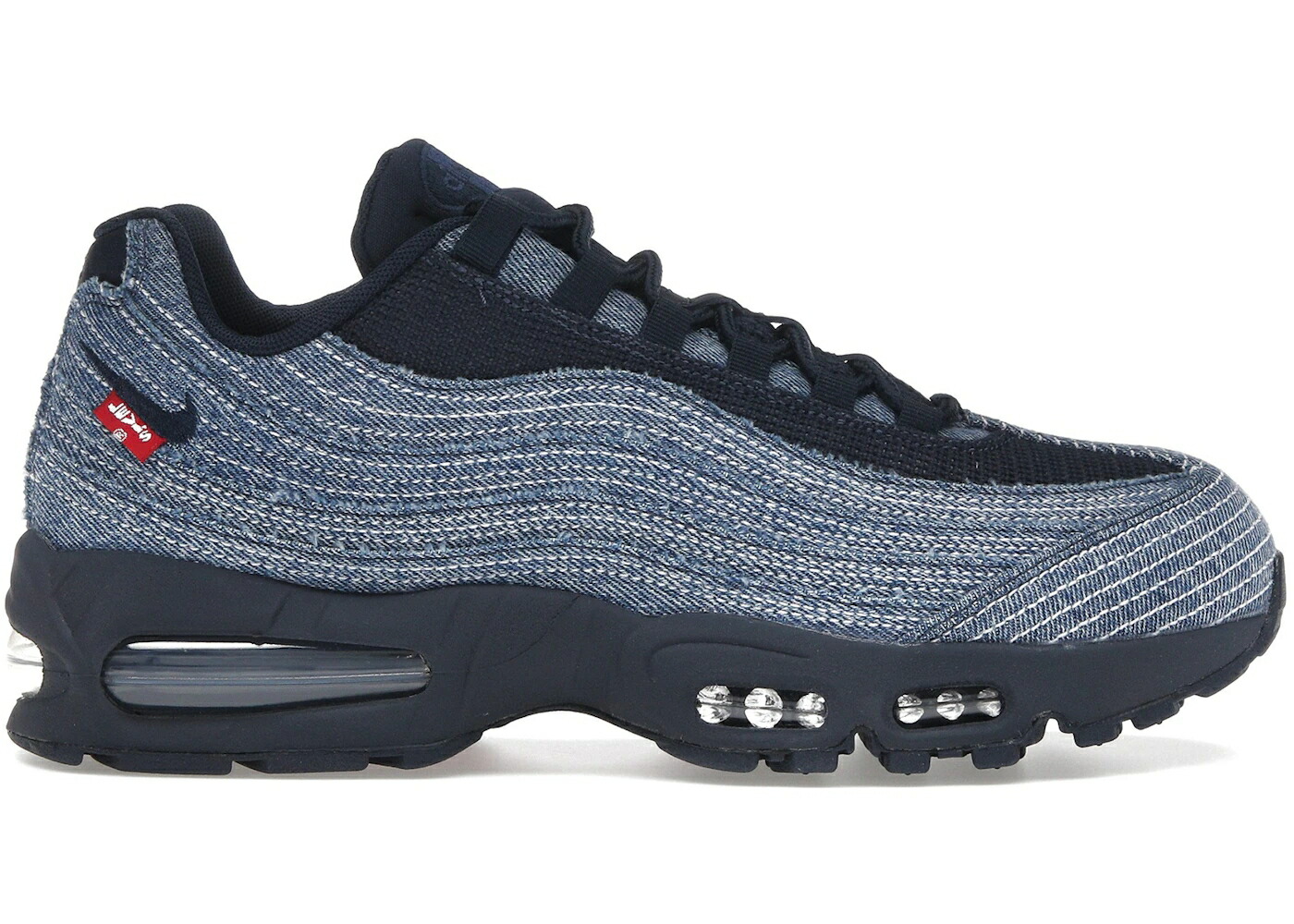 ナイキ マックス 赤 レッド エアマックス スニーカー メンズ NIKE AIR MAX 95 OG LEVIS OBSIDIAN / OBSIDIAN GYM RED OBSIDIAN